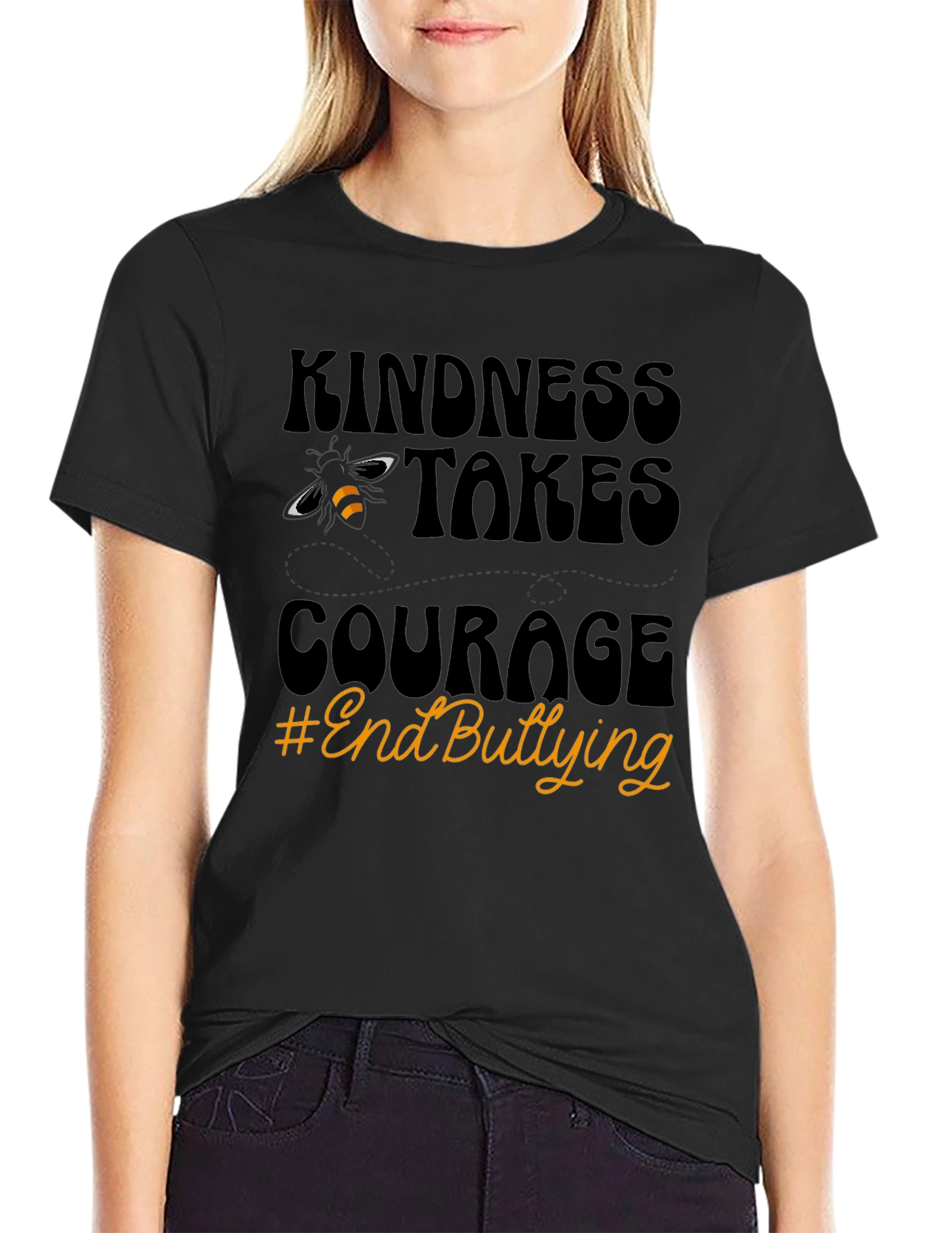 Kindness Takes Courage End Bullying T-Shirt