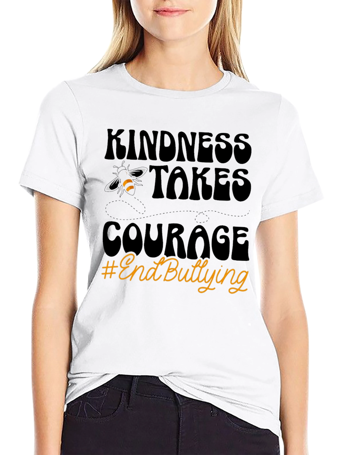 Kindness Takes Courage End Bullying T-Shirt