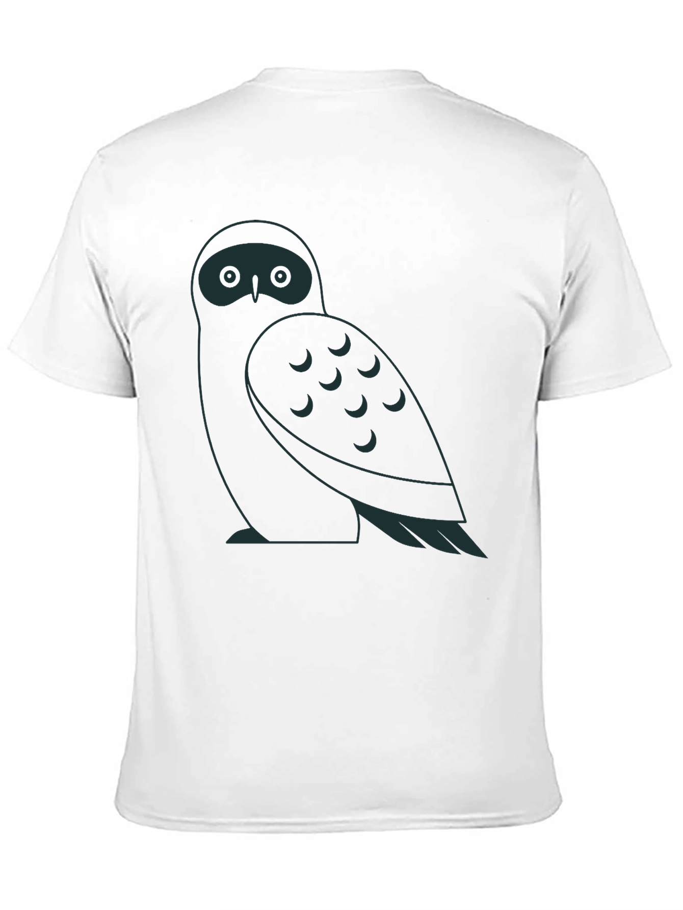 Owl Graphic Black T-Shirt