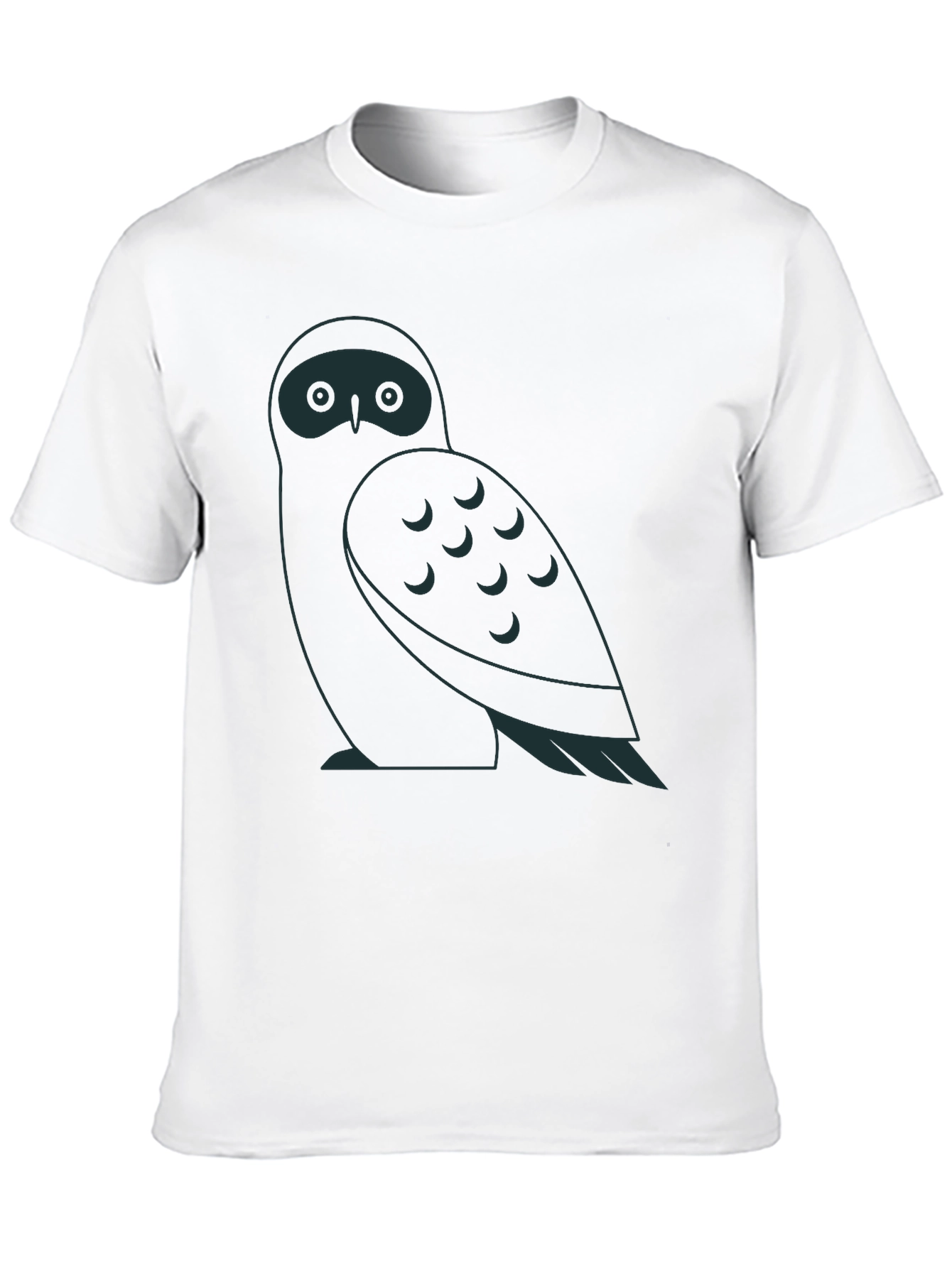 Owl Graphic Black T-Shirt
