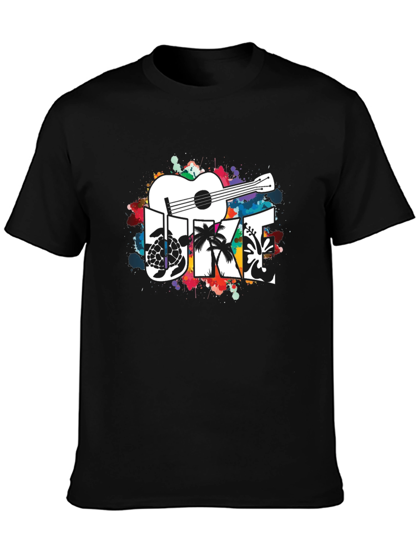 Ukulele Graphic Tee - Island Vibes