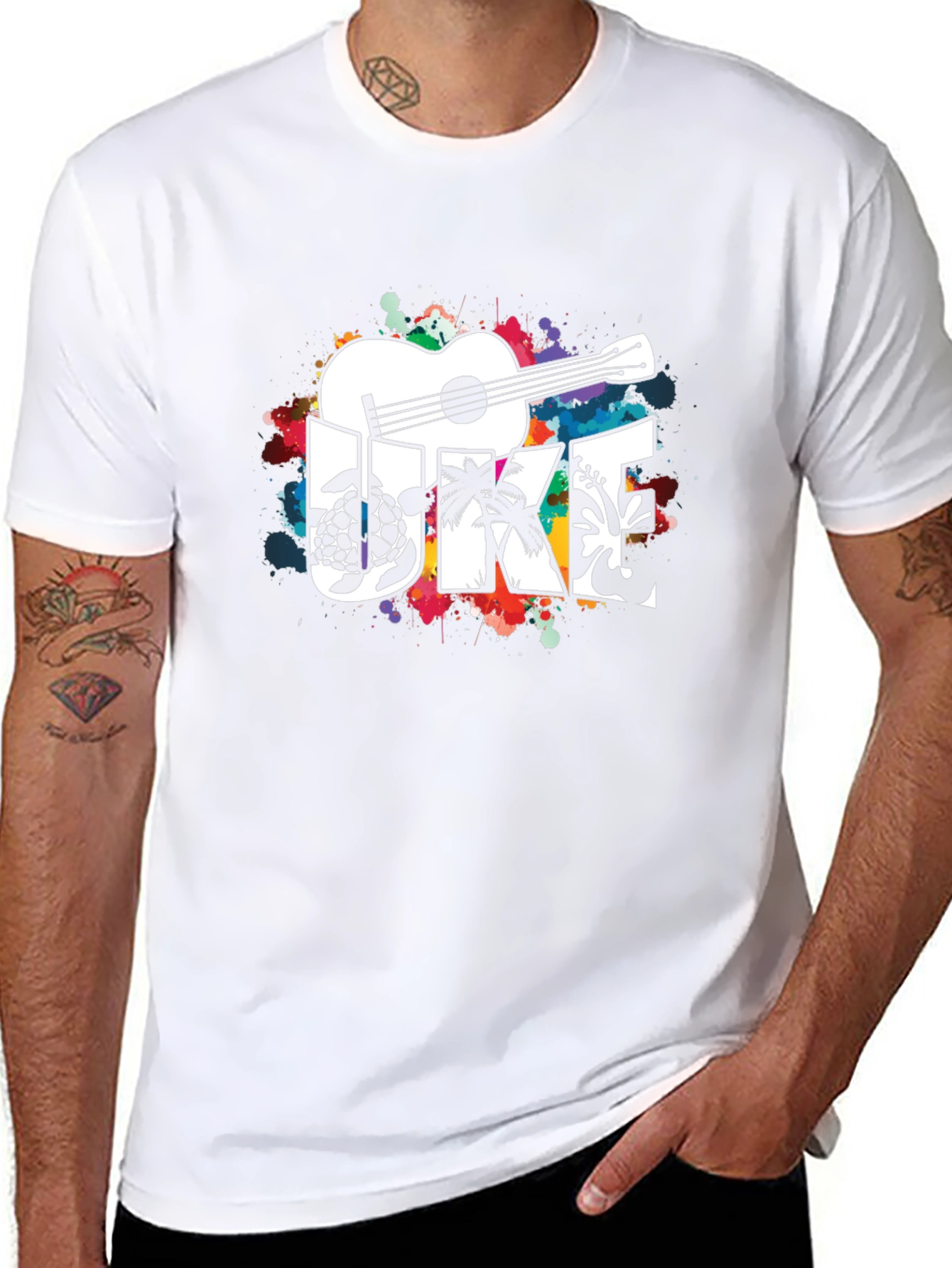 Ukulele Graphic Tee - Island Vibes