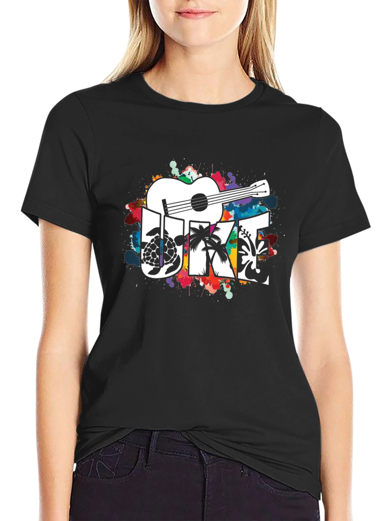 Ukulele Graphic Tee - Island Vibes