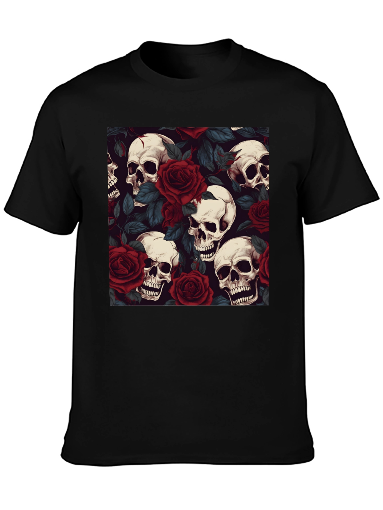 Skull & Roses Graphic Tee