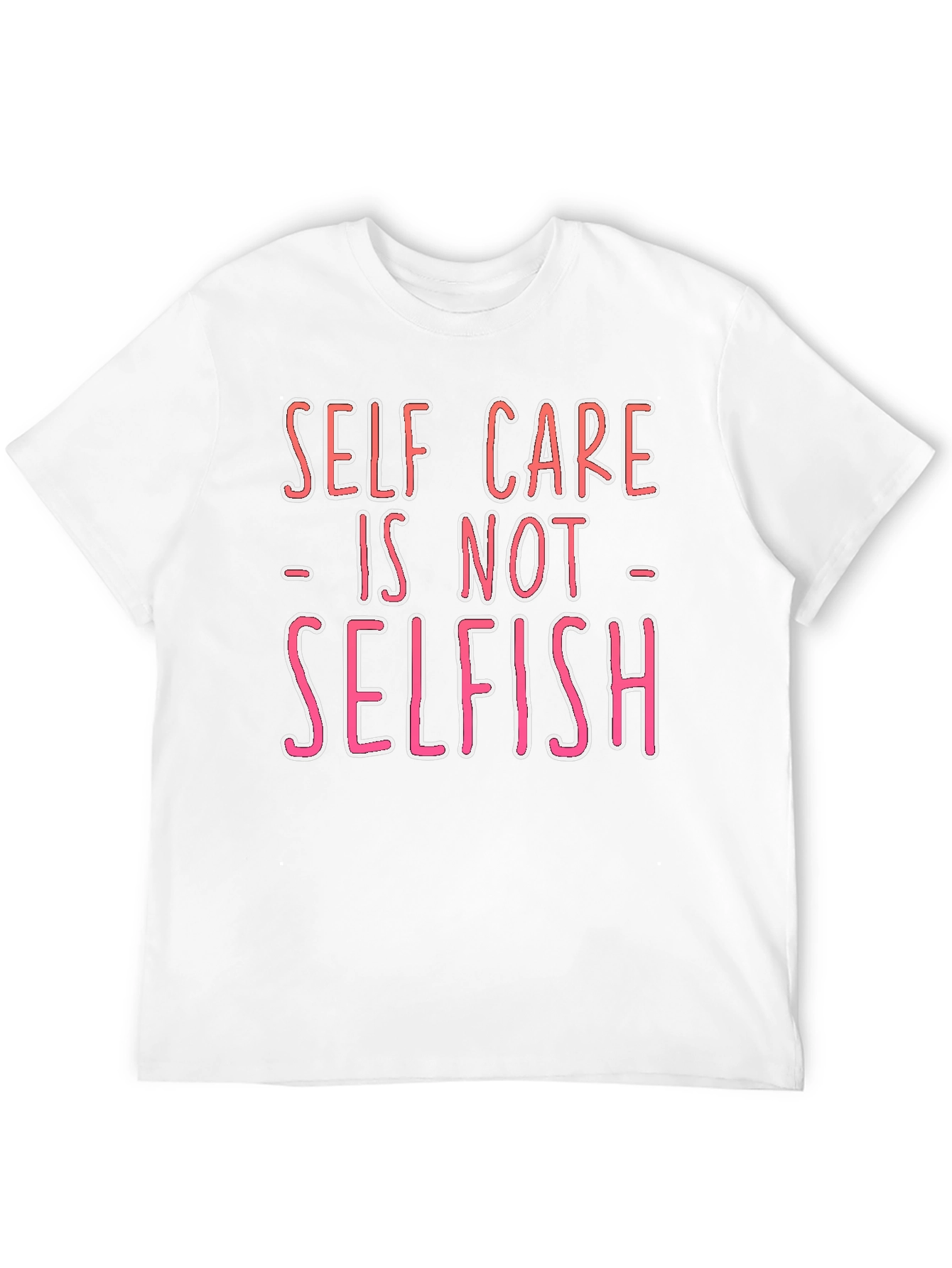 Self Care is Not Selfish Graphic Tee - Black