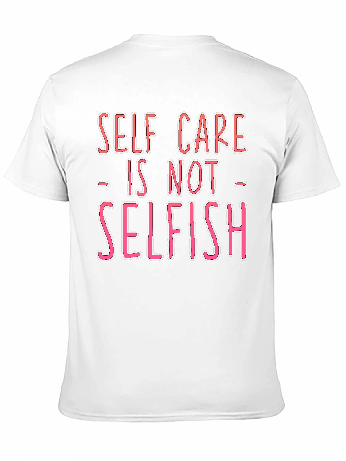Self Care is Not Selfish Graphic Tee - Black