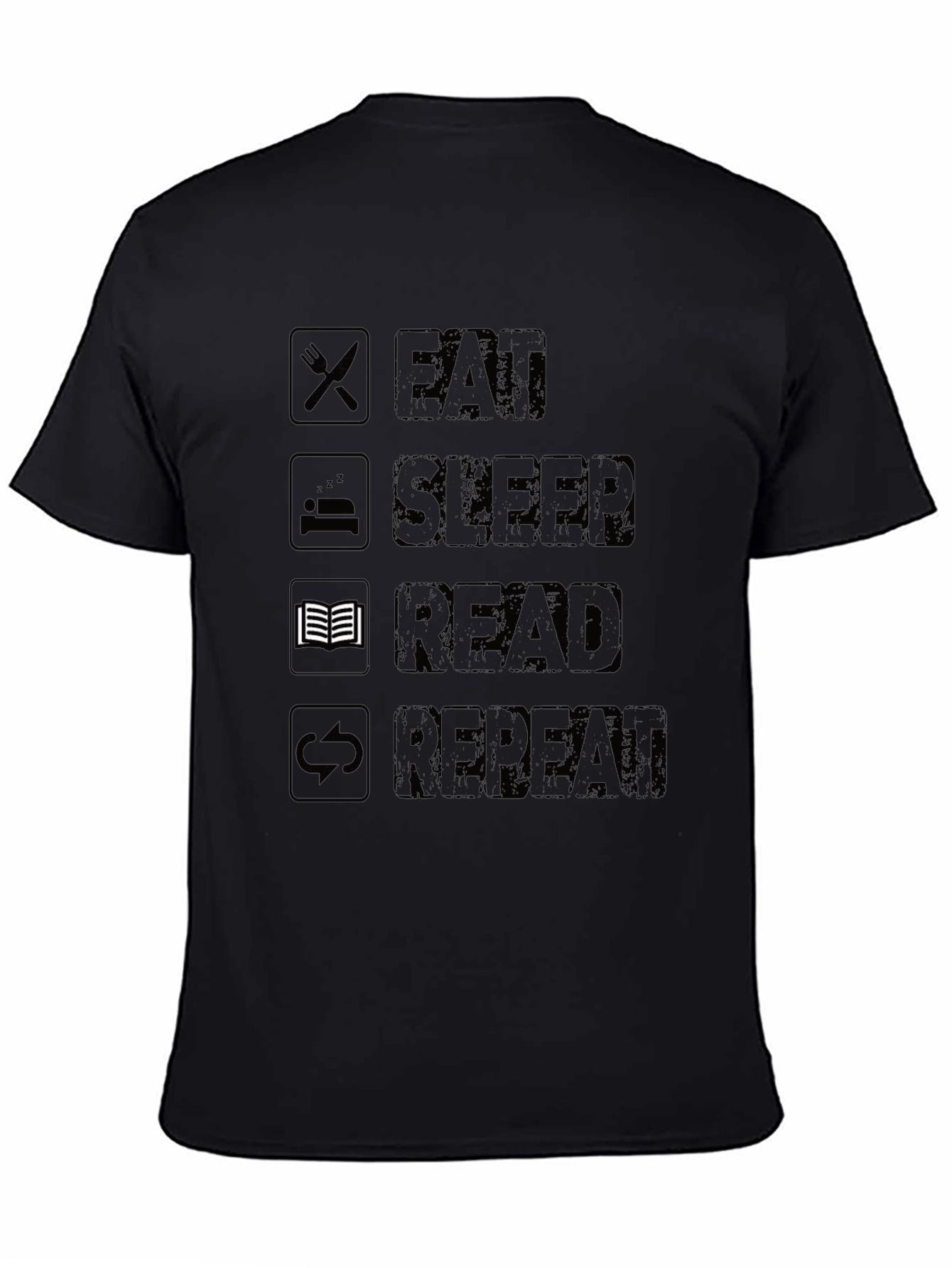 Eat Sleep Read Repeat T-Shirt