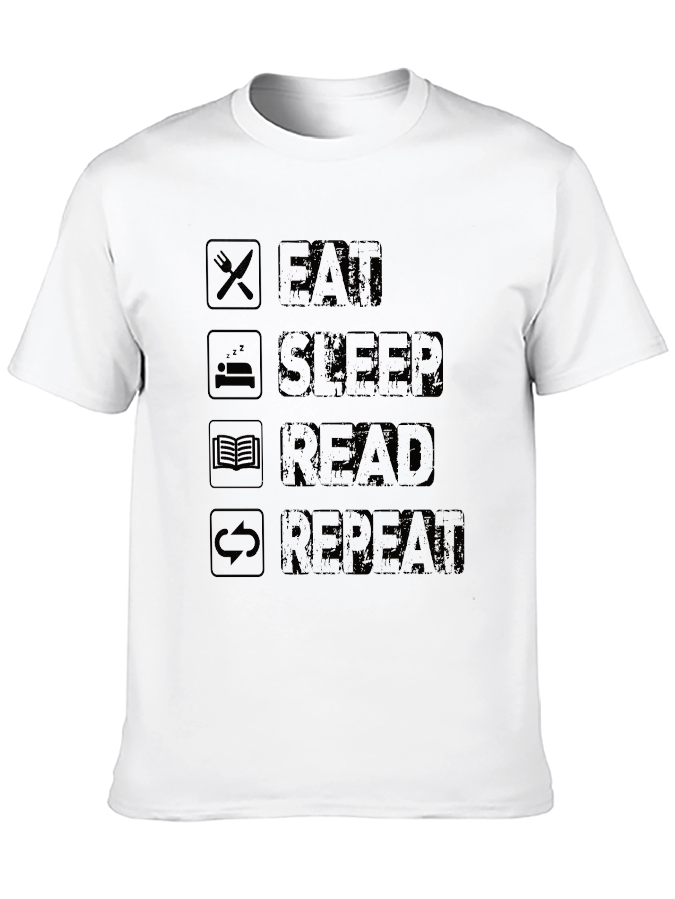 Eat Sleep Read Repeat T-Shirt