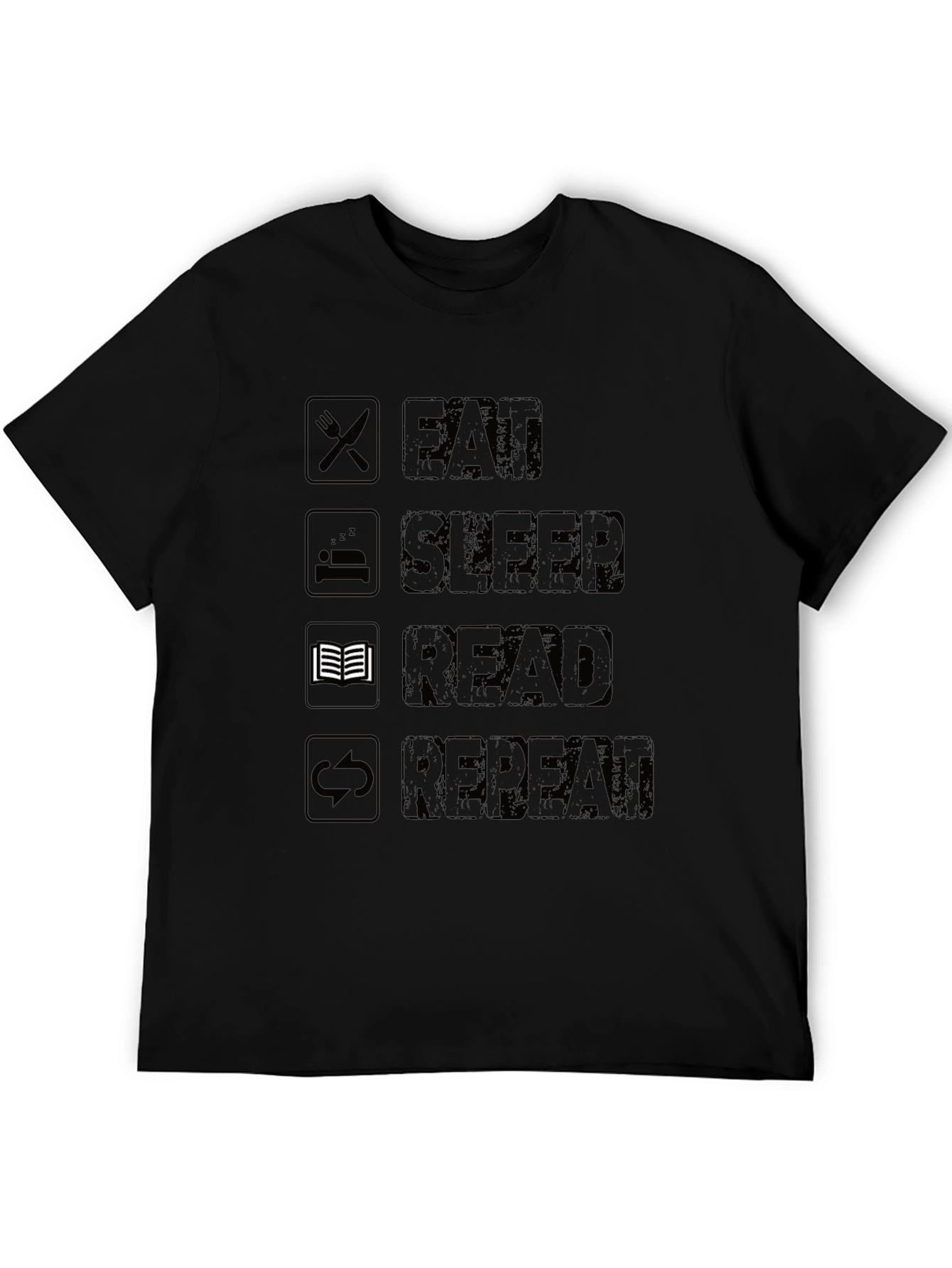 Eat Sleep Read Repeat T-Shirt