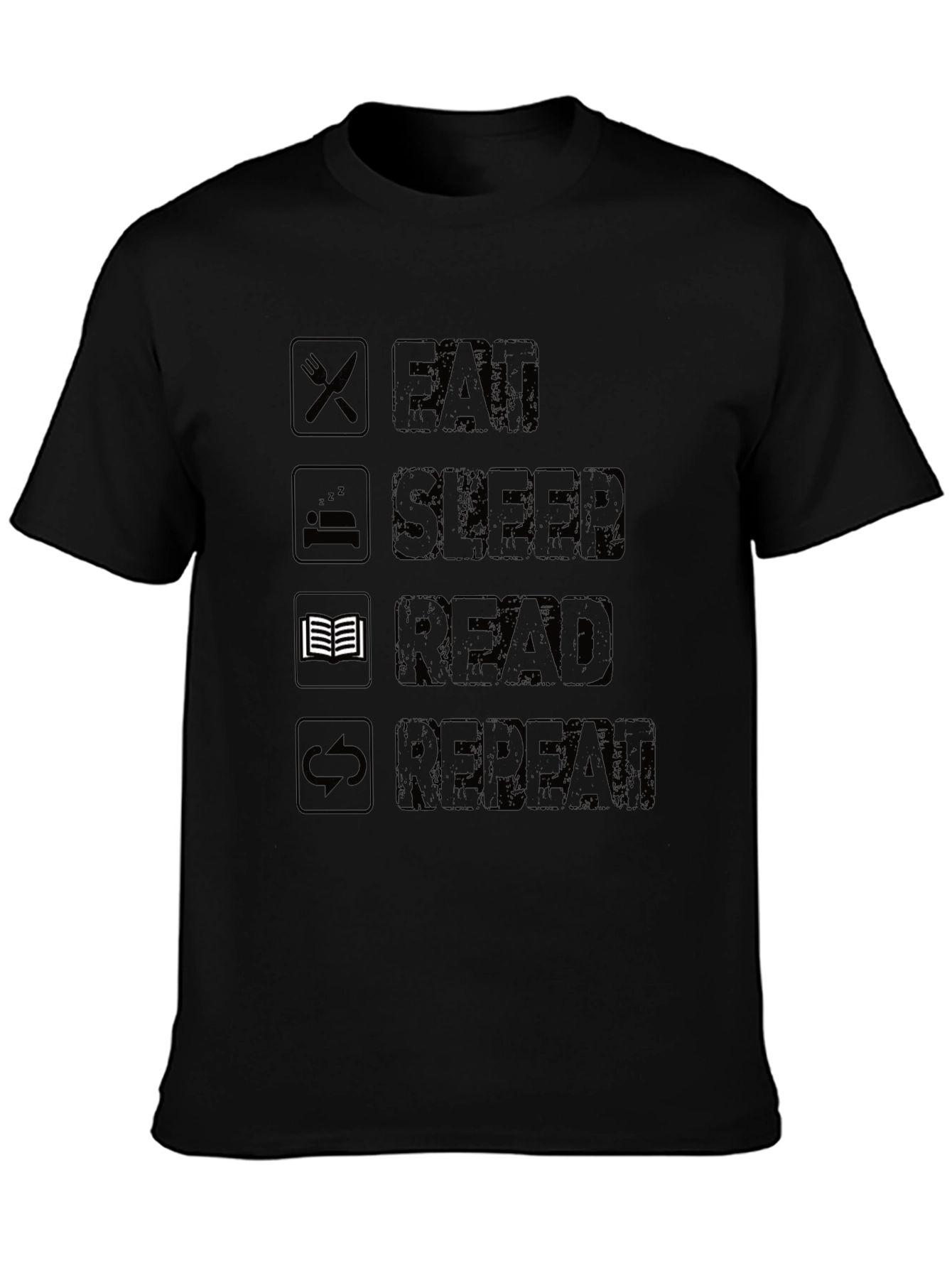 Eat Sleep Read Repeat T-Shirt
