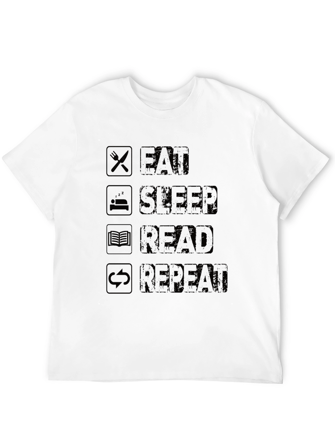 Eat Sleep Read Repeat T-Shirt