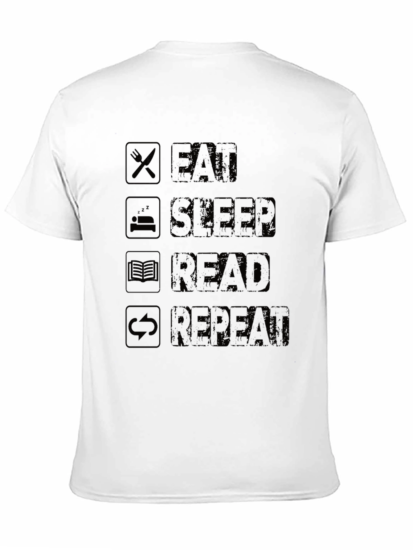 Eat Sleep Read Repeat T-Shirt
