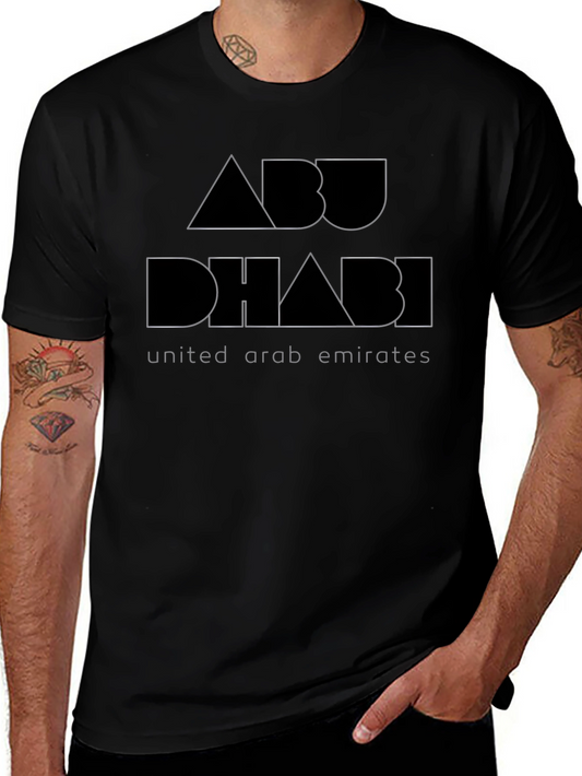 Abu Dhabi Graphic Tee - United Arab Emirates Design