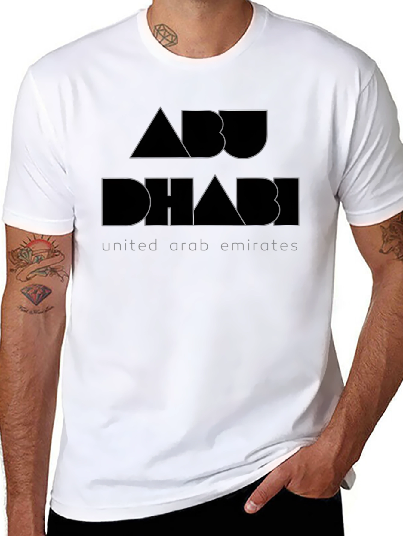 Abu Dhabi Graphic Tee - United Arab Emirates Design