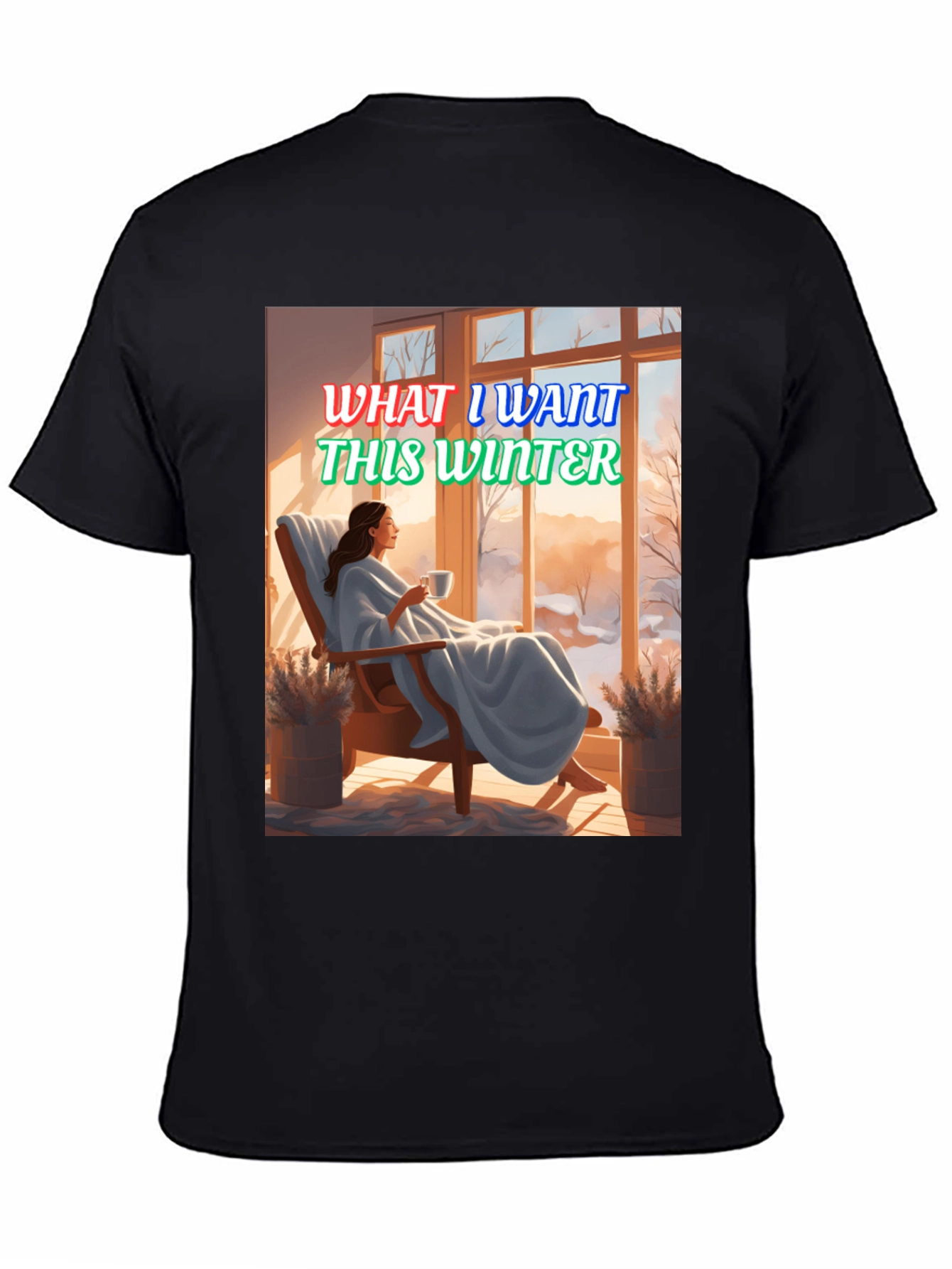 Winter Wish T-Shirt: Cozy Scene Graphic Tee