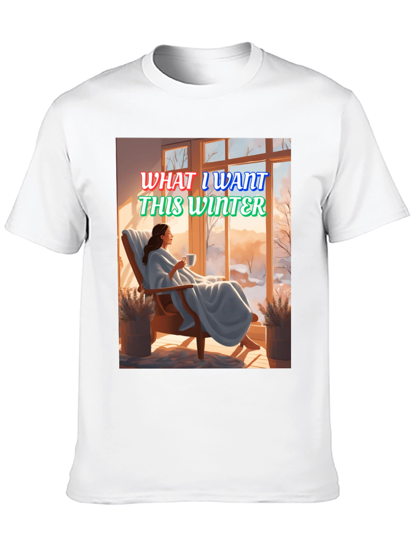 Winter Wish T-Shirt: Cozy Scene Graphic Tee