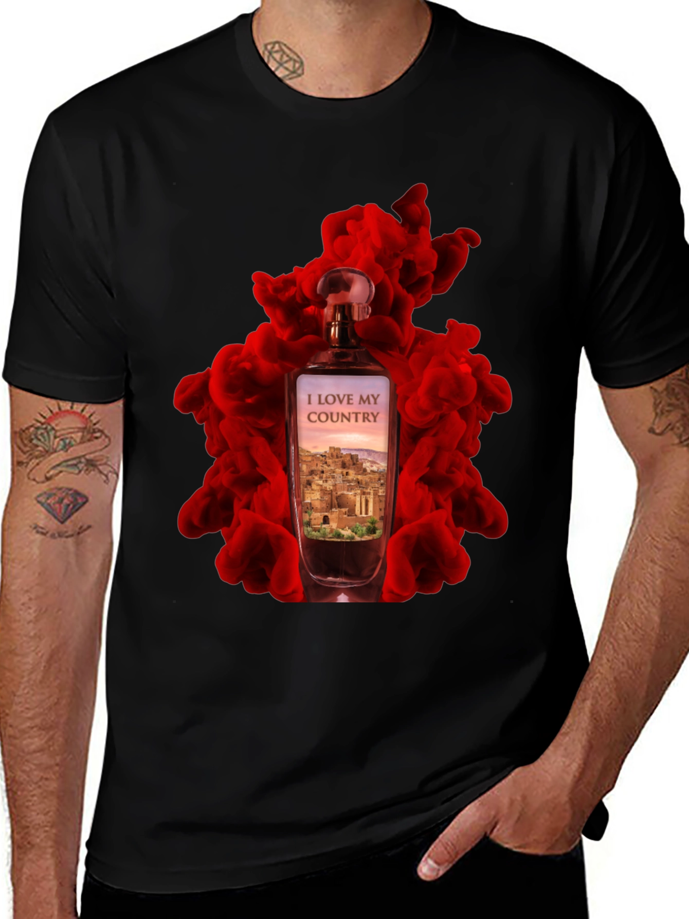 I Love My Country Graphic T-Shirt