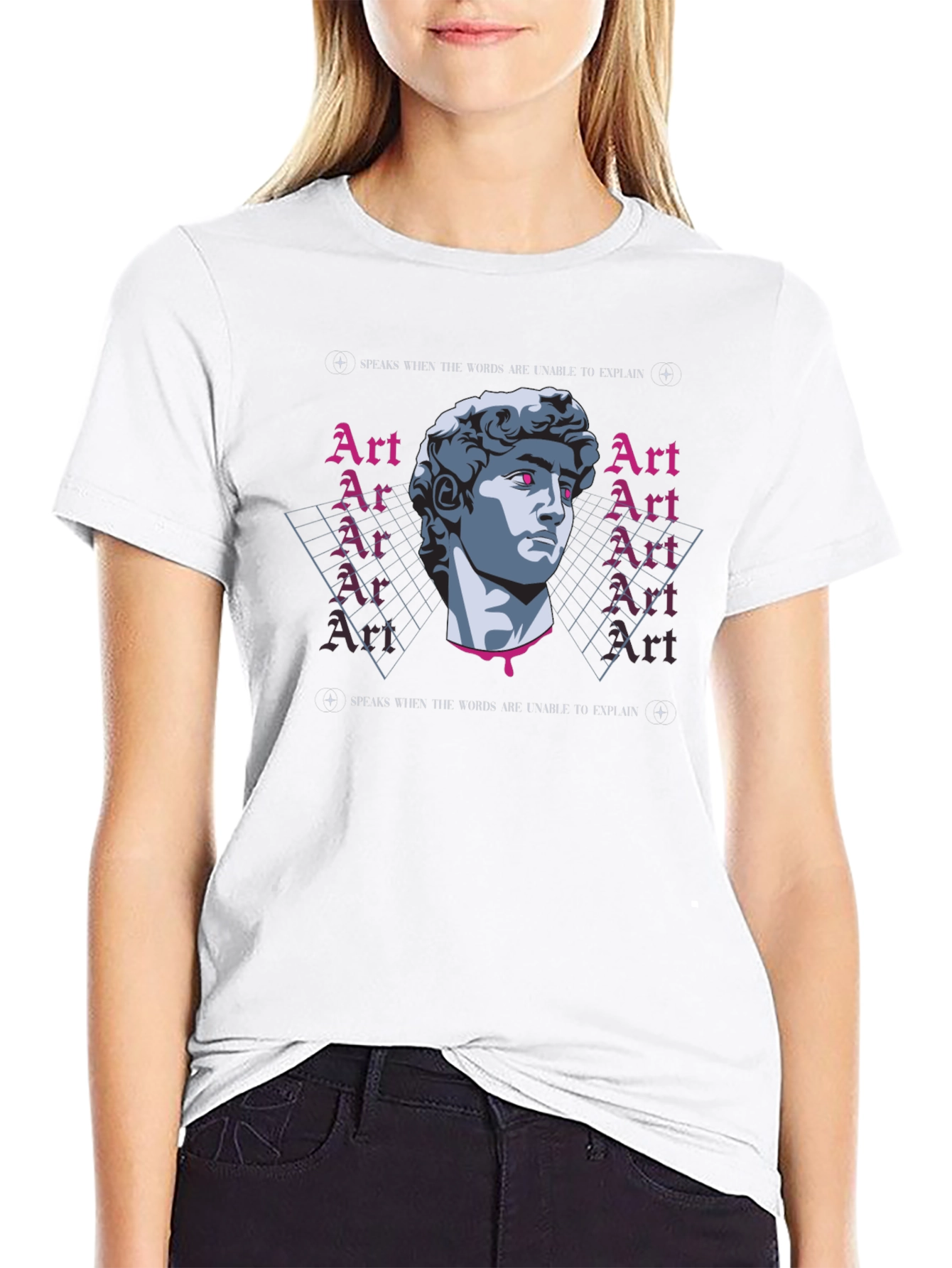 Art Speaks T-Shirt - Artistic Graphic Tee