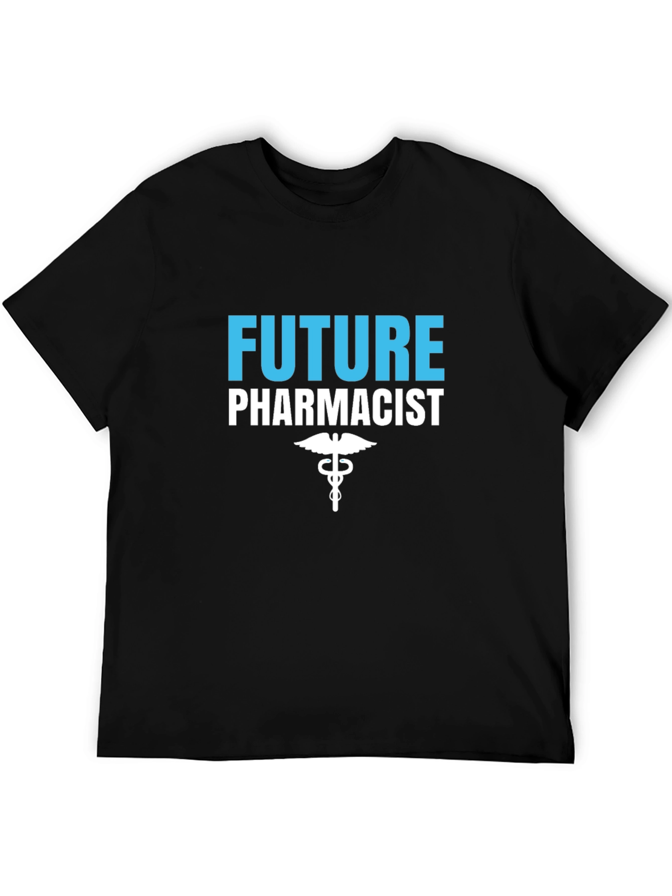 Future Pharmacist T-Shirt - Black Crew Neck Tee