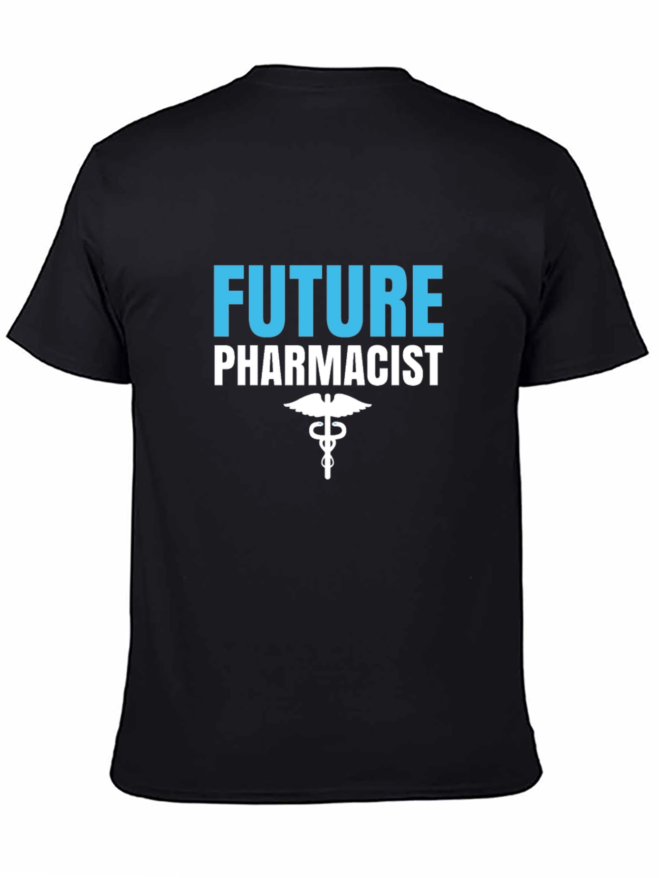 Future Pharmacist T-Shirt - Black Crew Neck Tee
