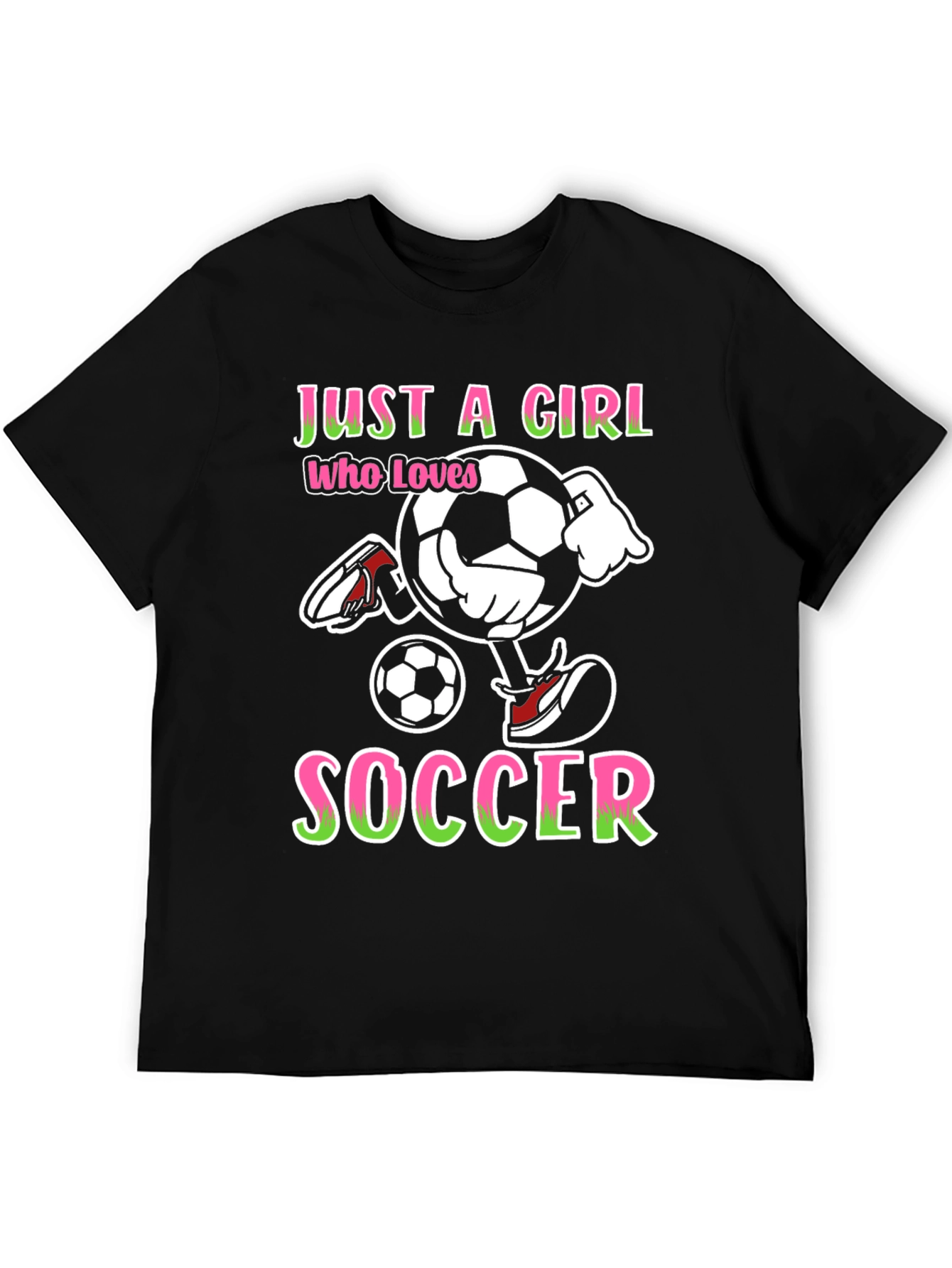 Just A Girl Who Loves Soccer T-Shirt