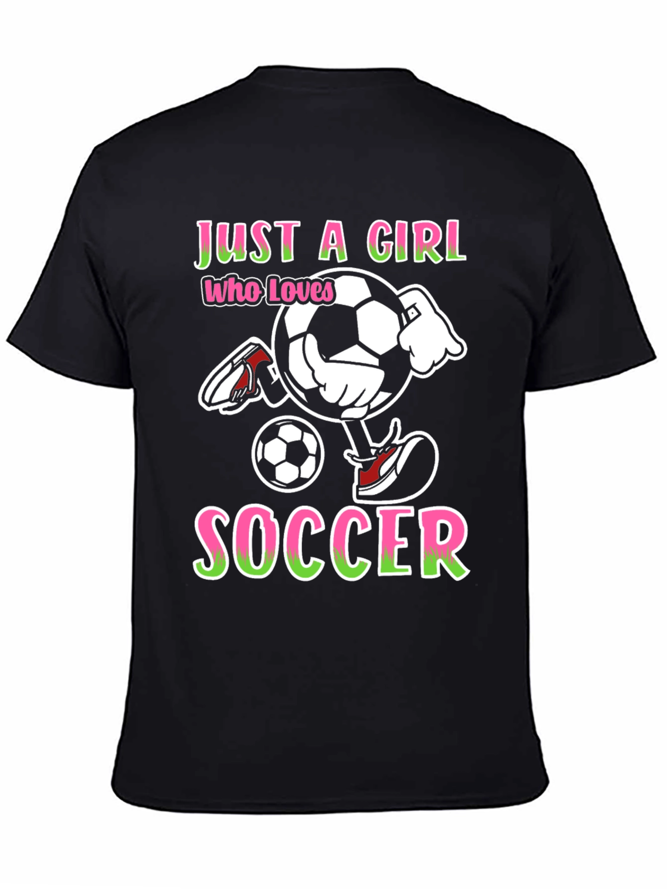 Just A Girl Who Loves Soccer T-Shirt