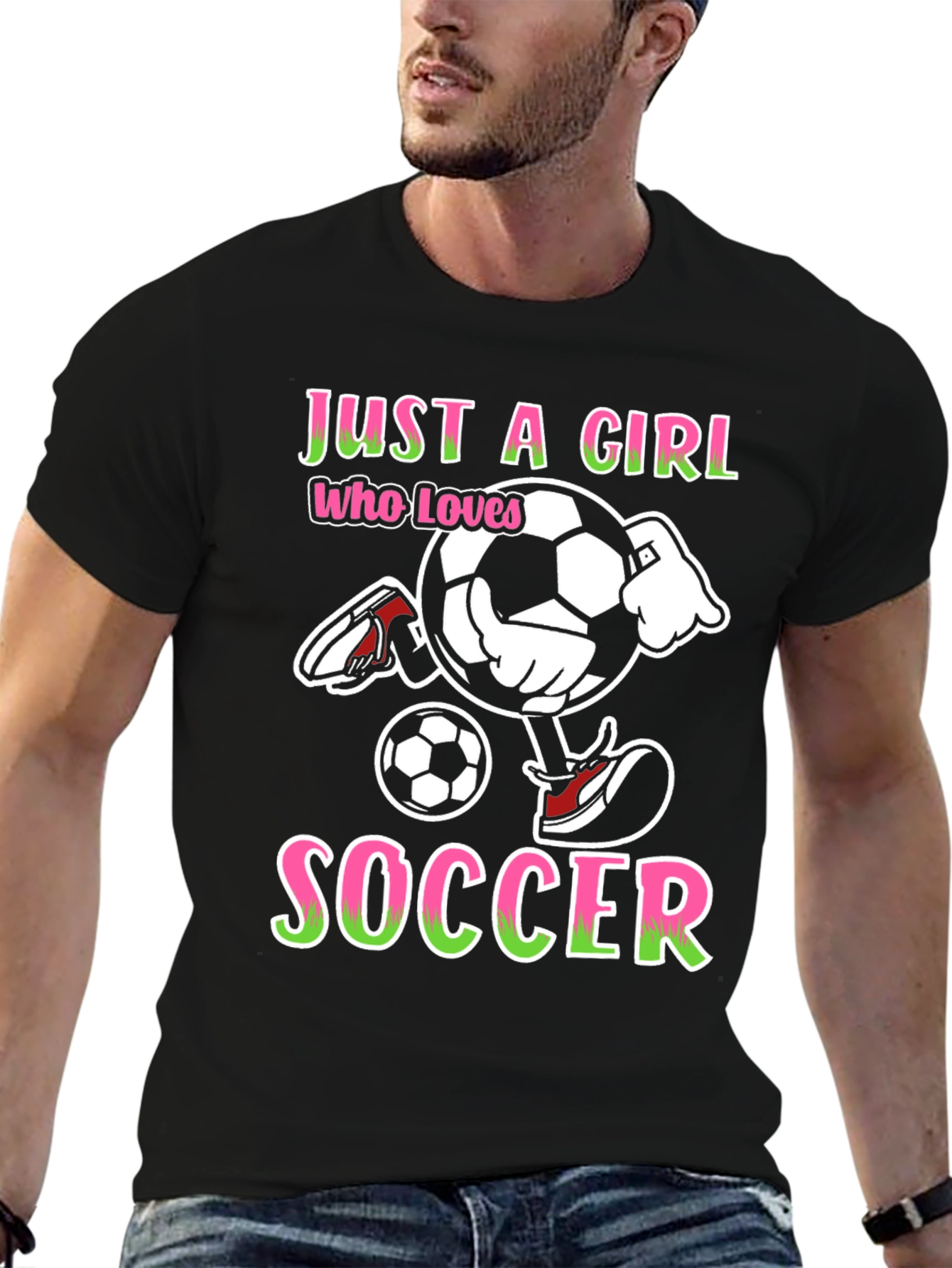 Just A Girl Who Loves Soccer T-Shirt
