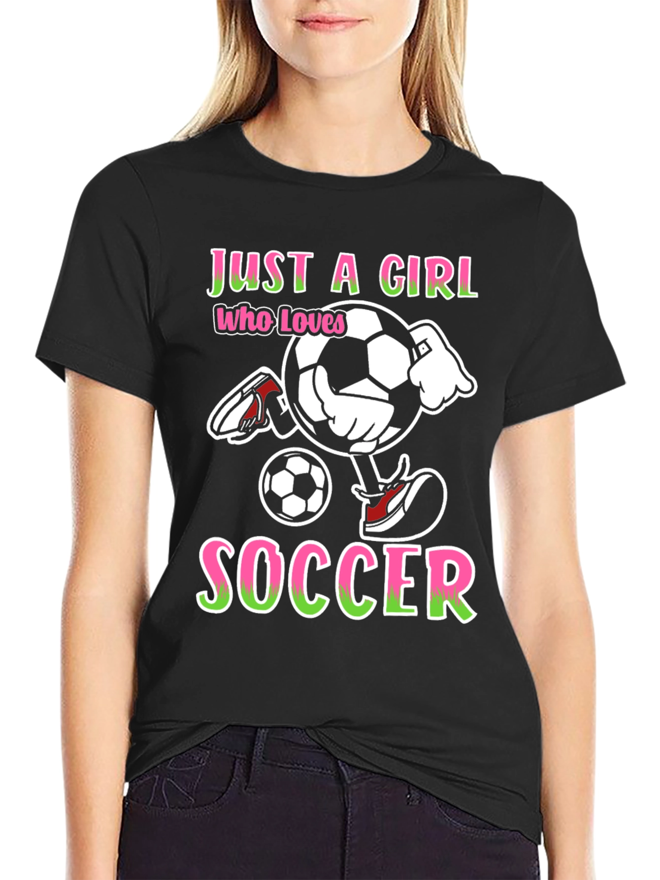Just A Girl Who Loves Soccer T-Shirt
