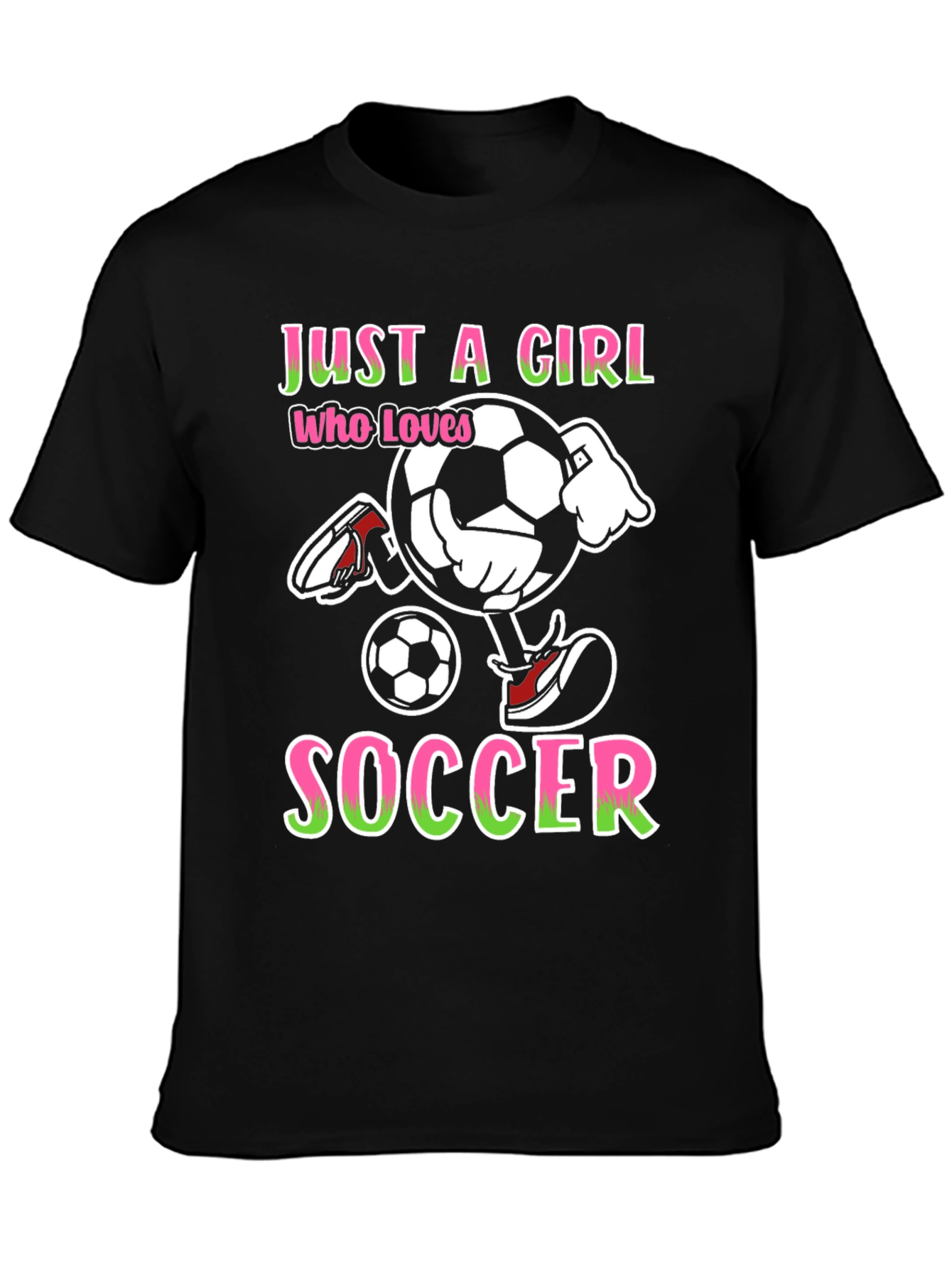 Just A Girl Who Loves Soccer T-Shirt