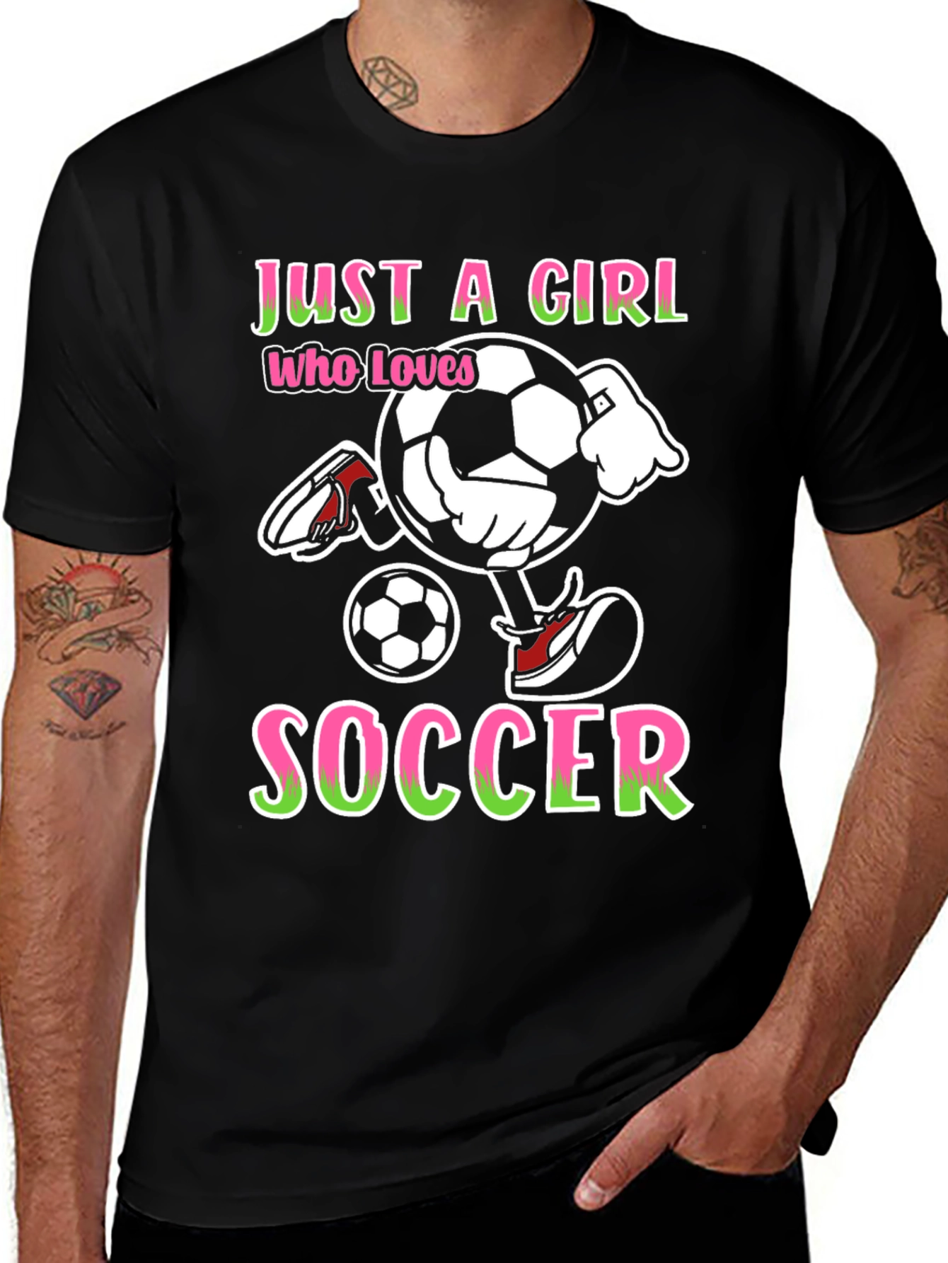 Just A Girl Who Loves Soccer T-Shirt