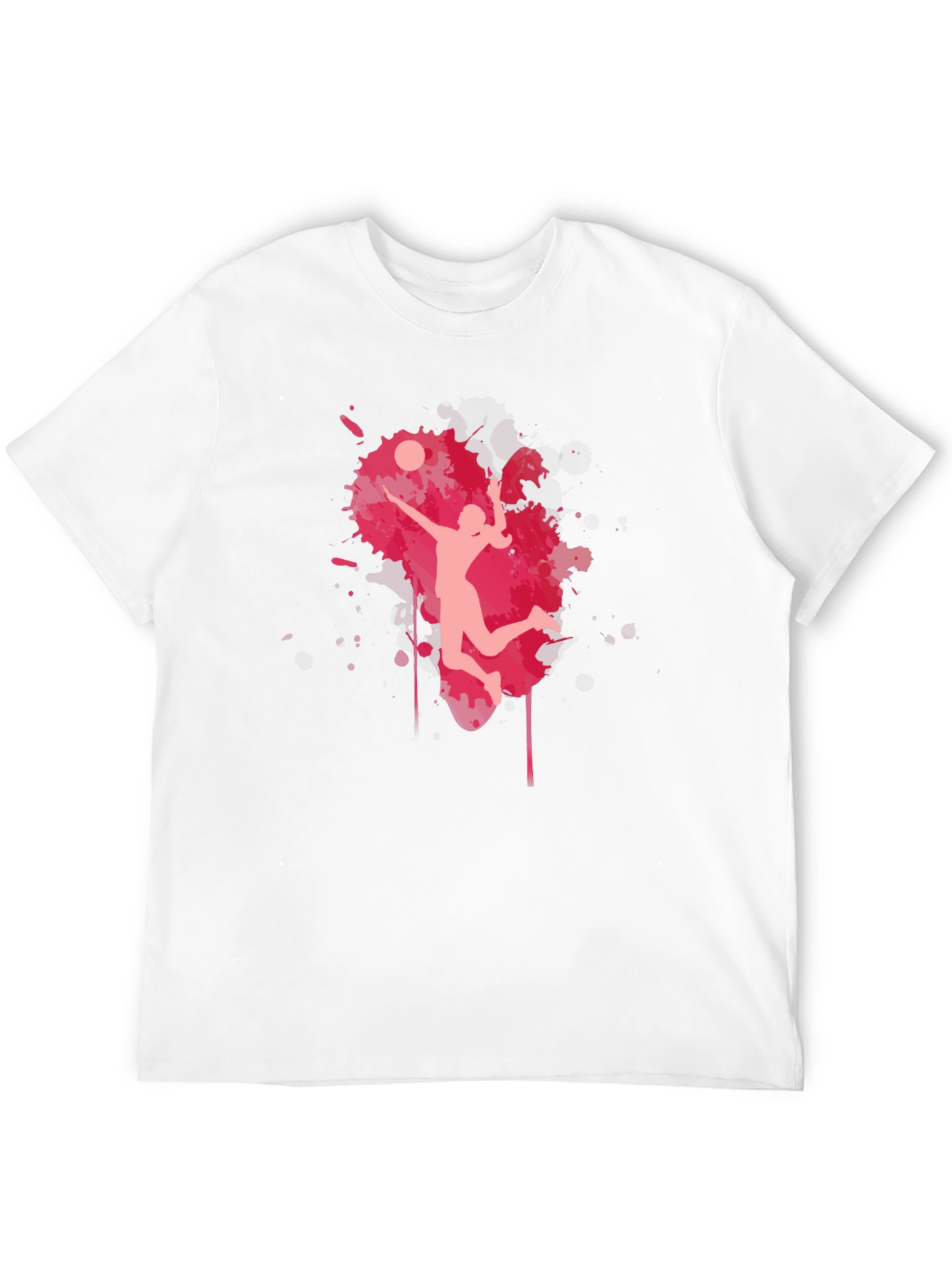 Volleyball Graphic T-Shirt - Black