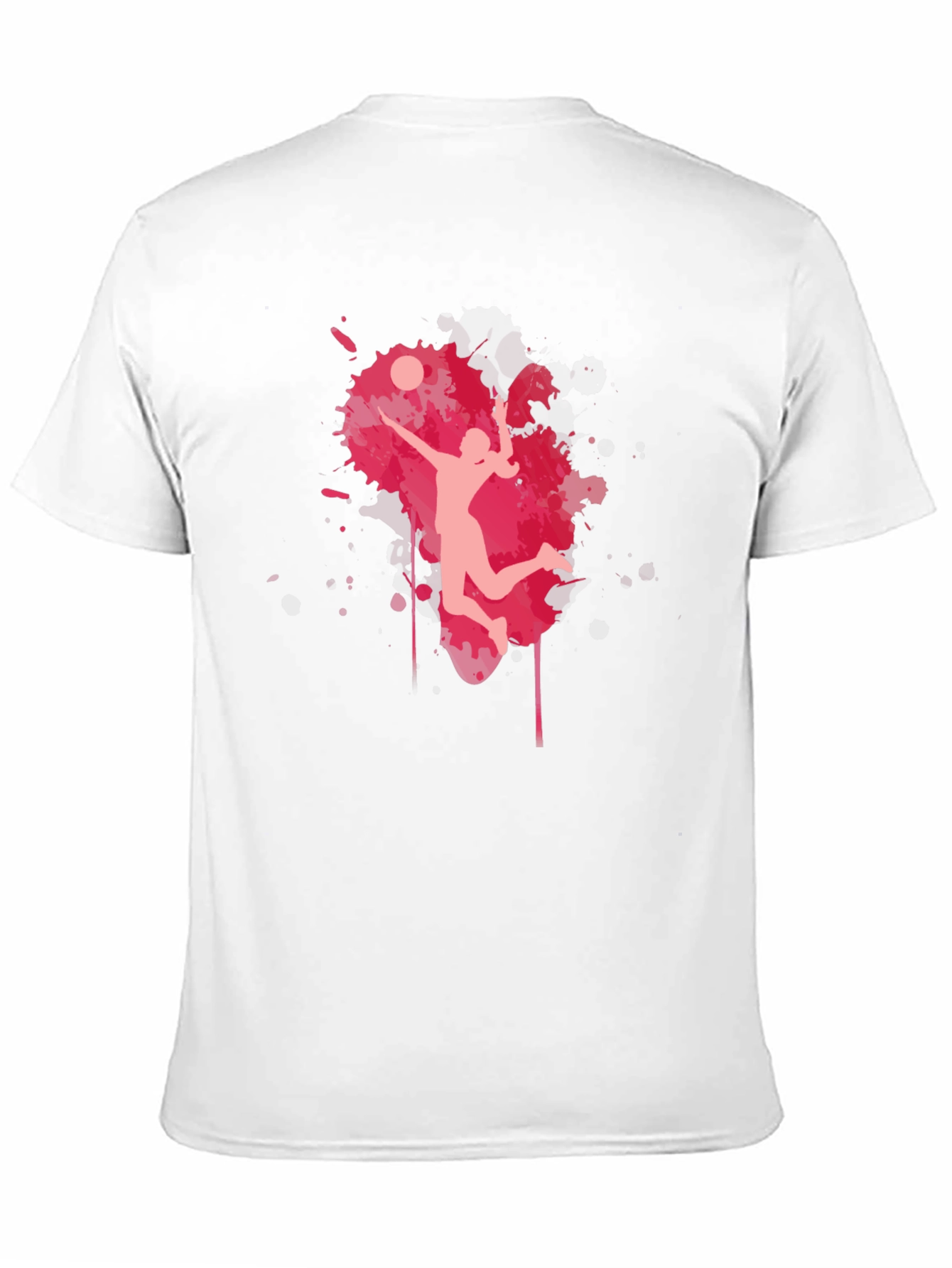 Volleyball Graphic T-Shirt - Black