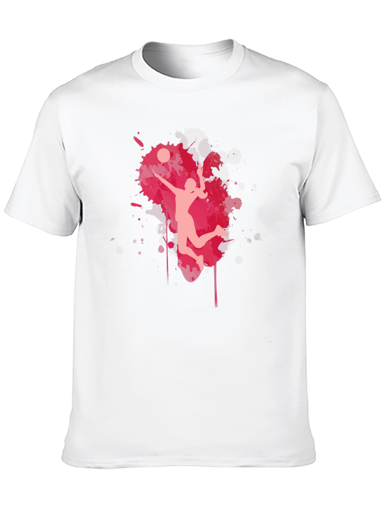 Volleyball Graphic T-Shirt - Black