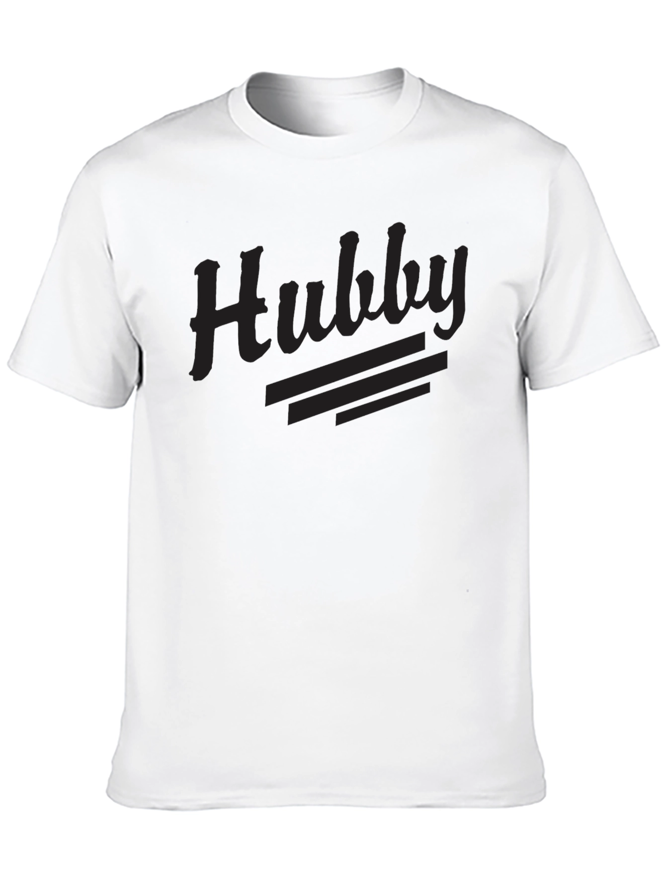 Mens Hubby Graphic T-Shirt - Black