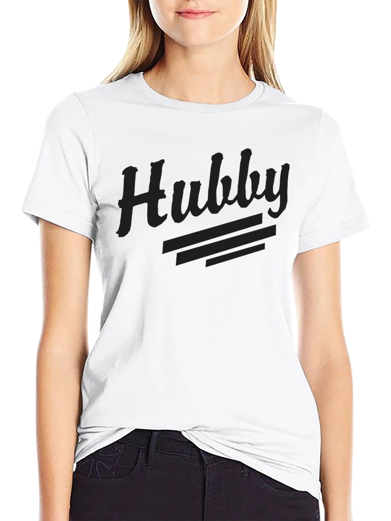 Mens Hubby Graphic T-Shirt - Black