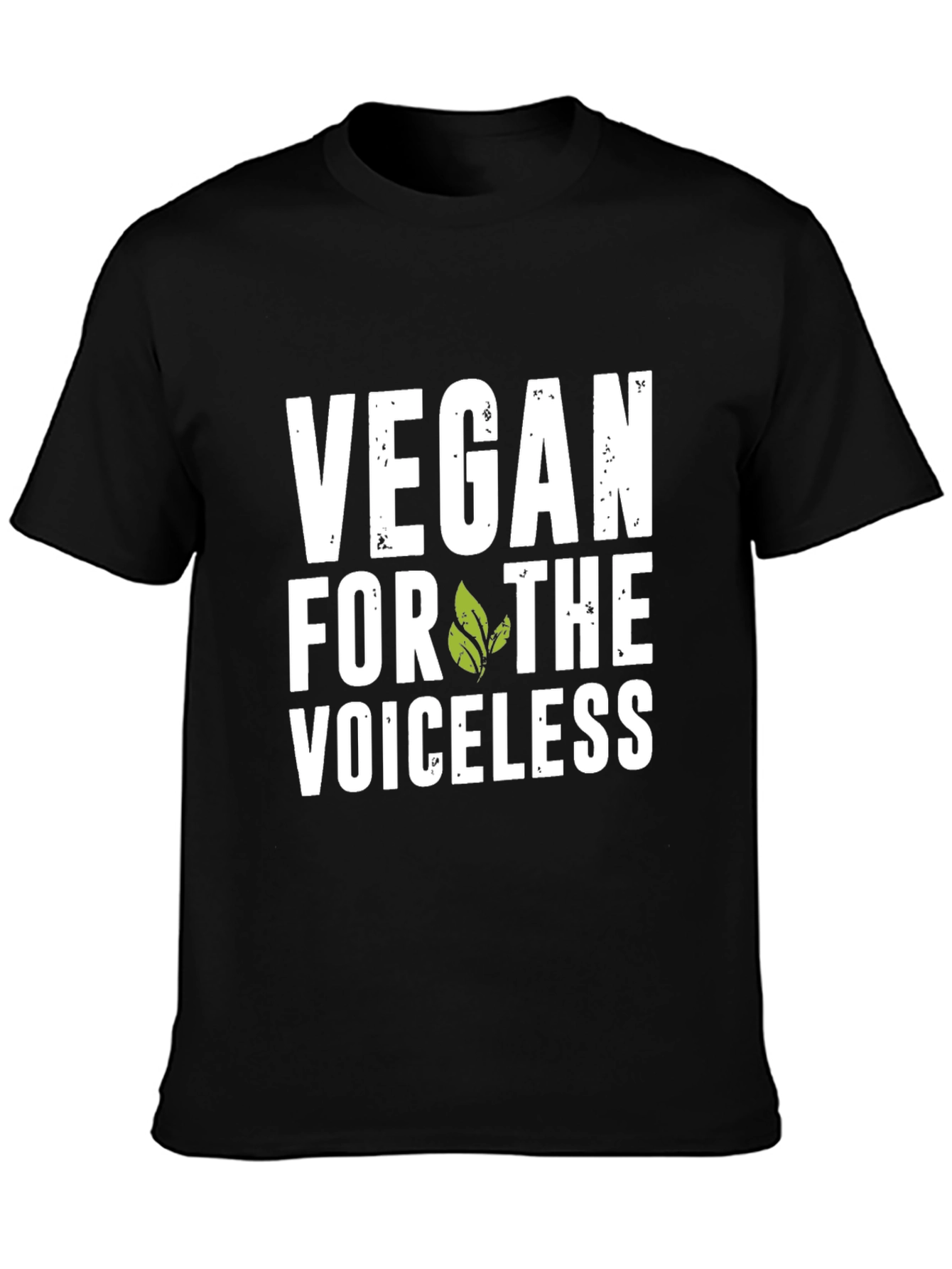 Vegan for the Voiceless Black T-Shirt