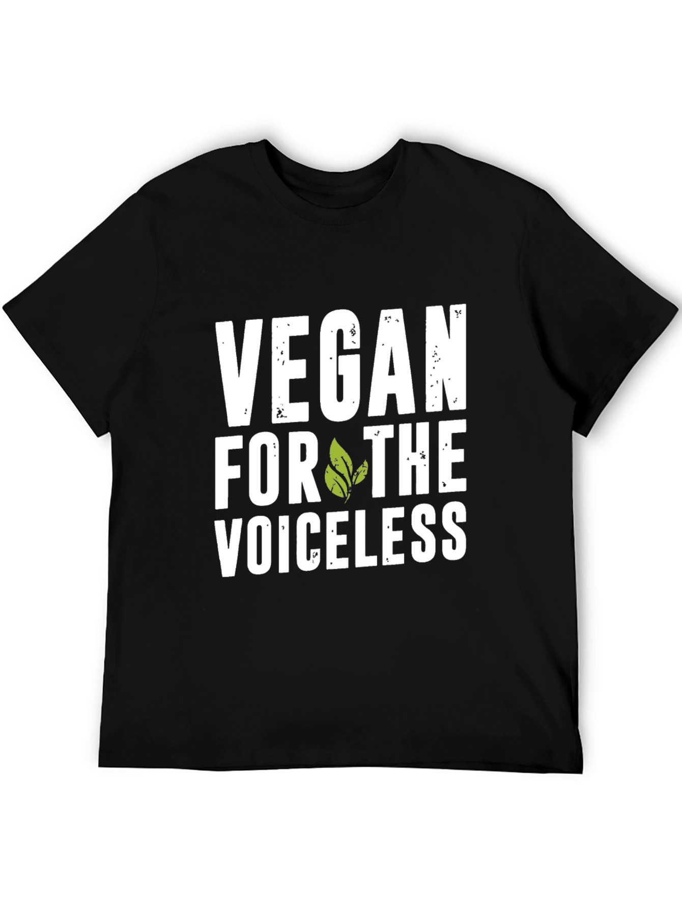 Vegan for the Voiceless Black T-Shirt