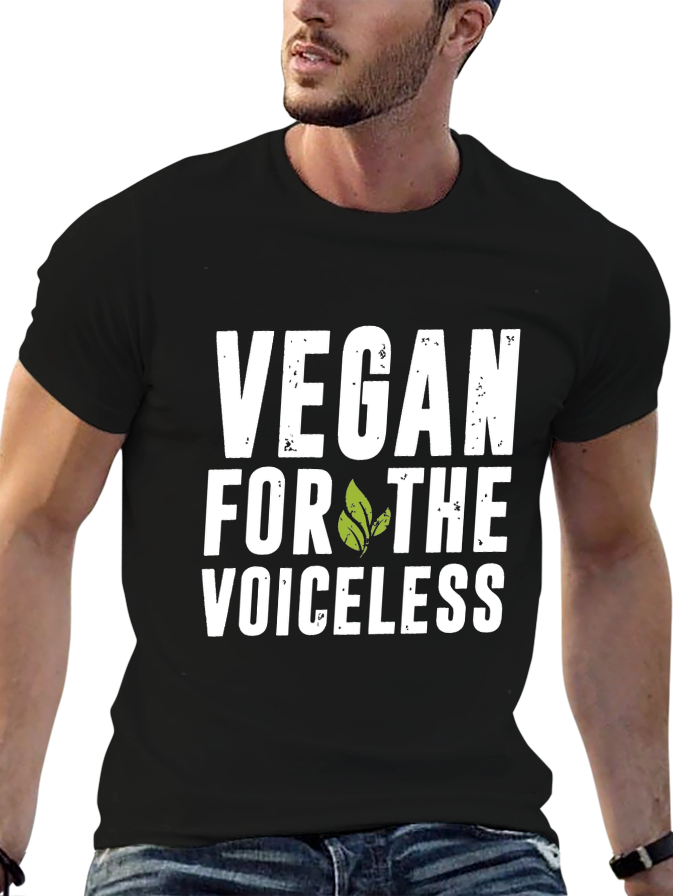 Vegan for the Voiceless Black T-Shirt