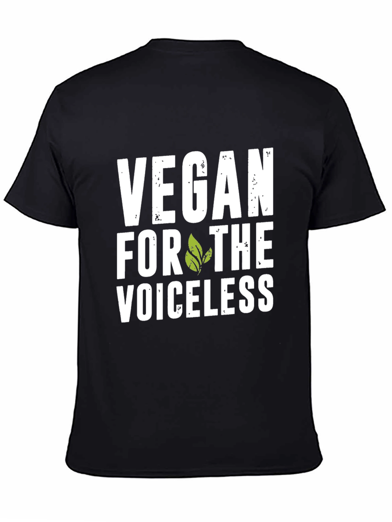 Vegan for the Voiceless Black T-Shirt