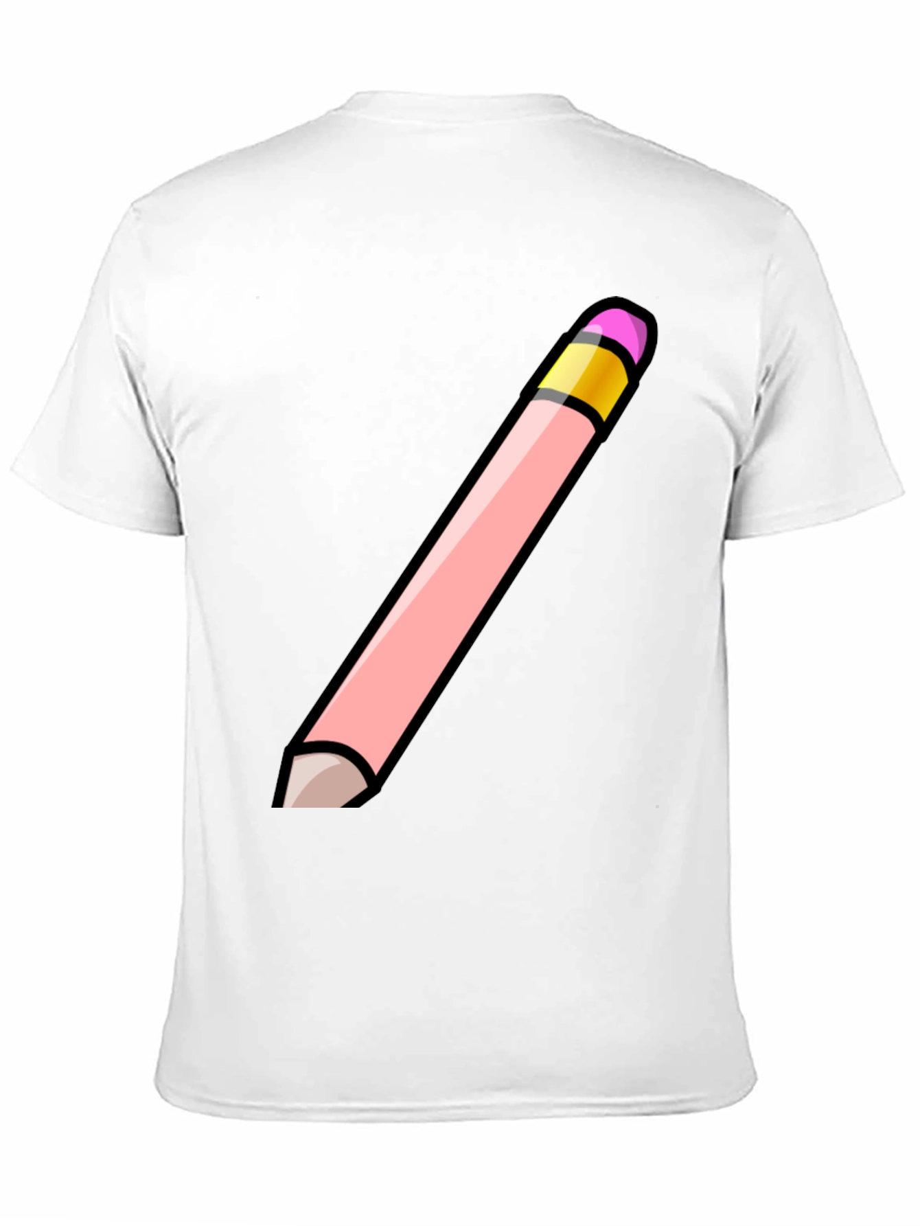 Pencil Graphic Black T-Shirt - Stylish Casual Wear