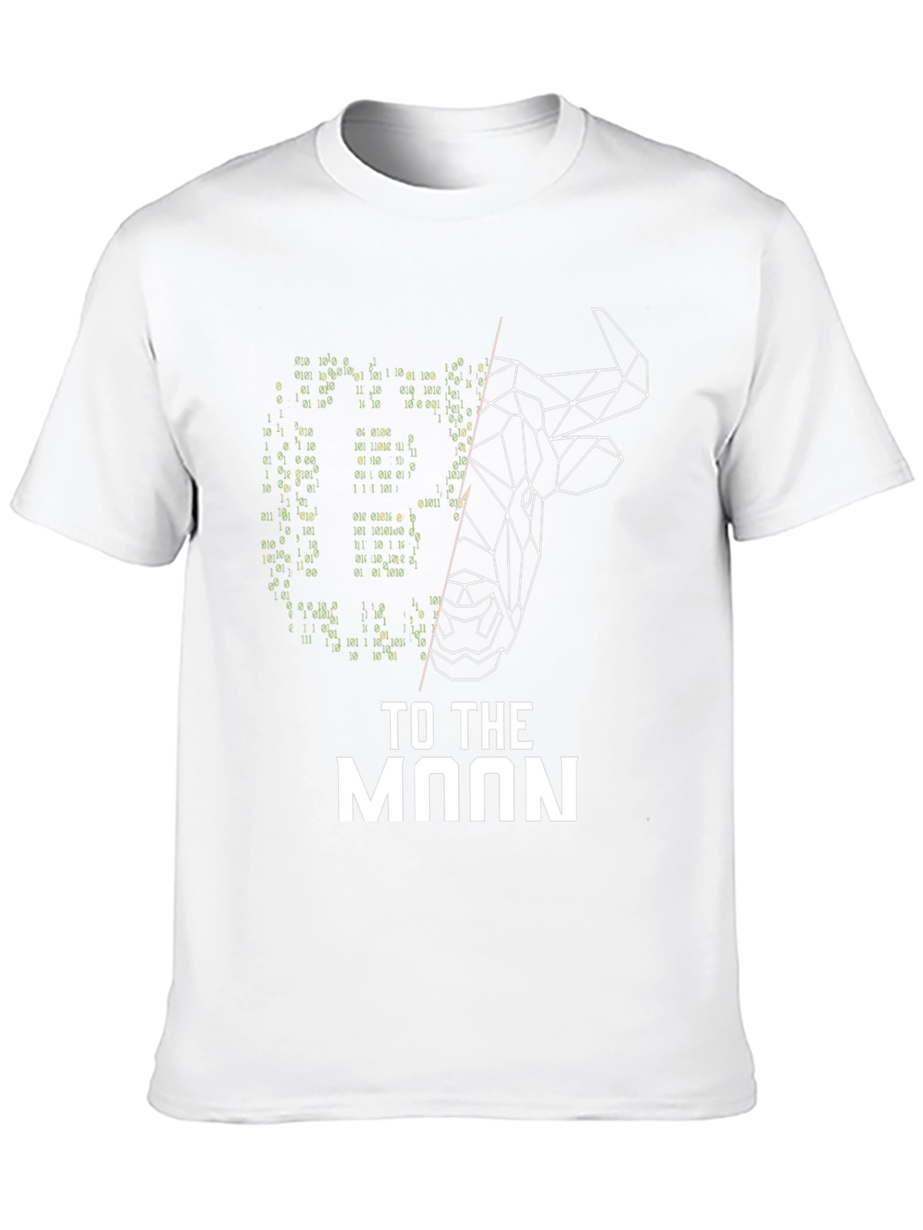 Bitcoin Bull To The Moon Black T-Shirt