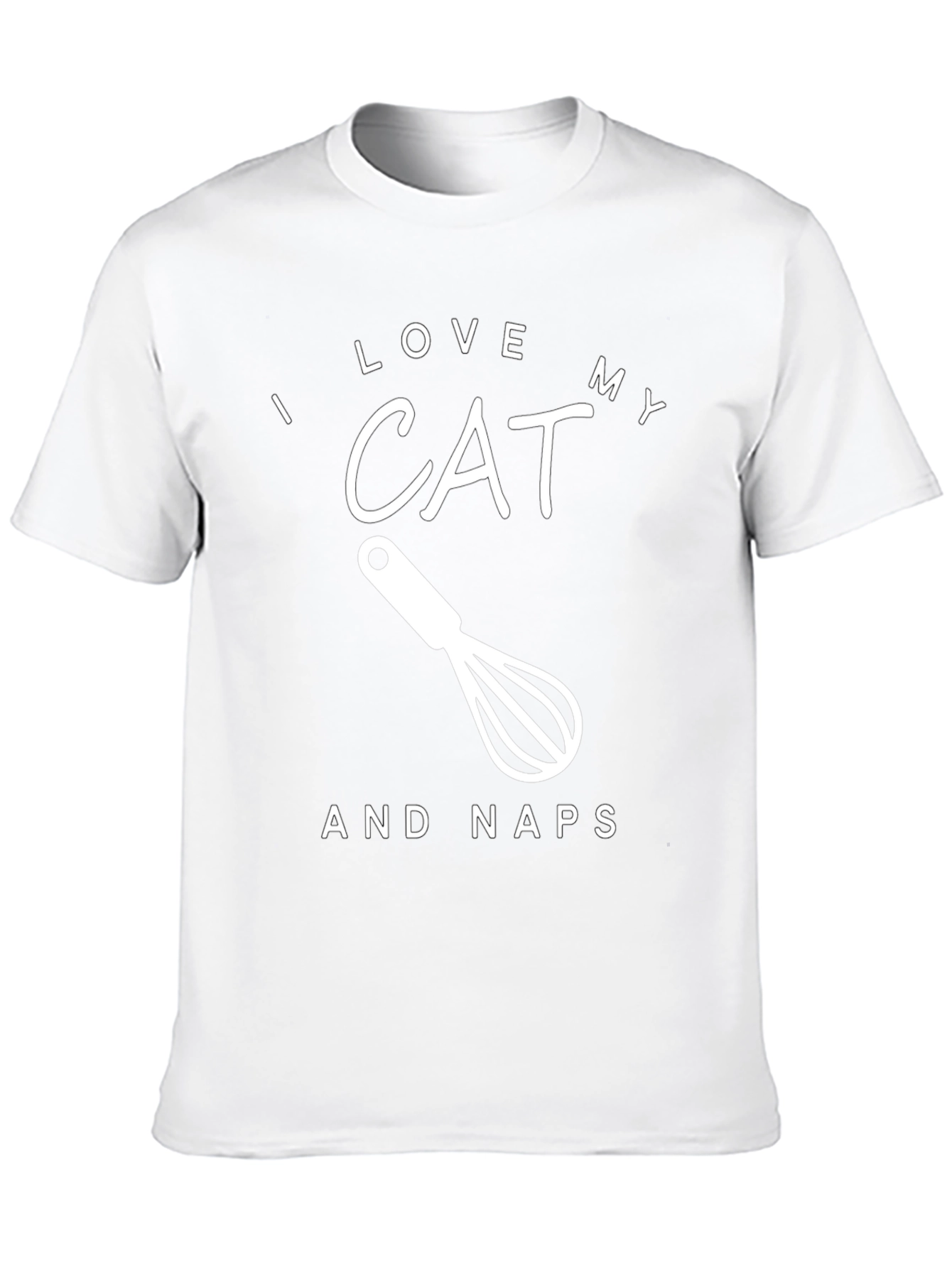 I Love My Cat and Naps T-Shirt