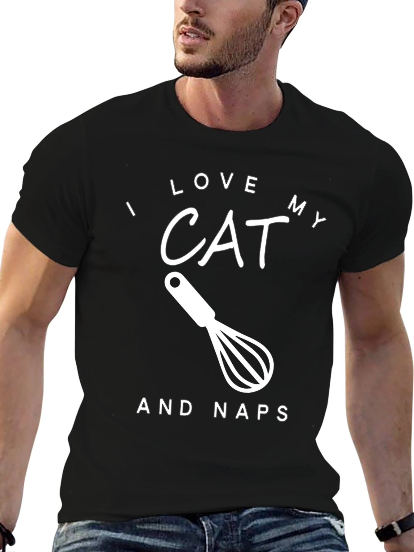 I Love My Cat and Naps T-Shirt
