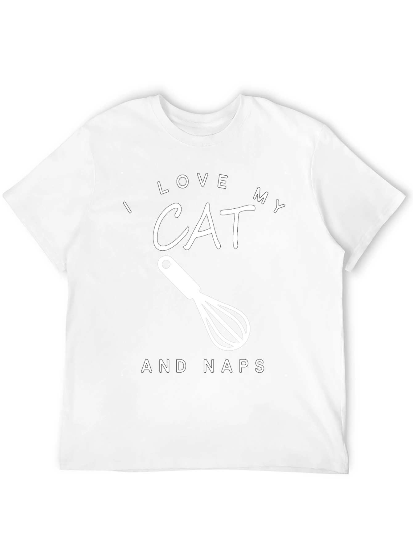 I Love My Cat and Naps T-Shirt