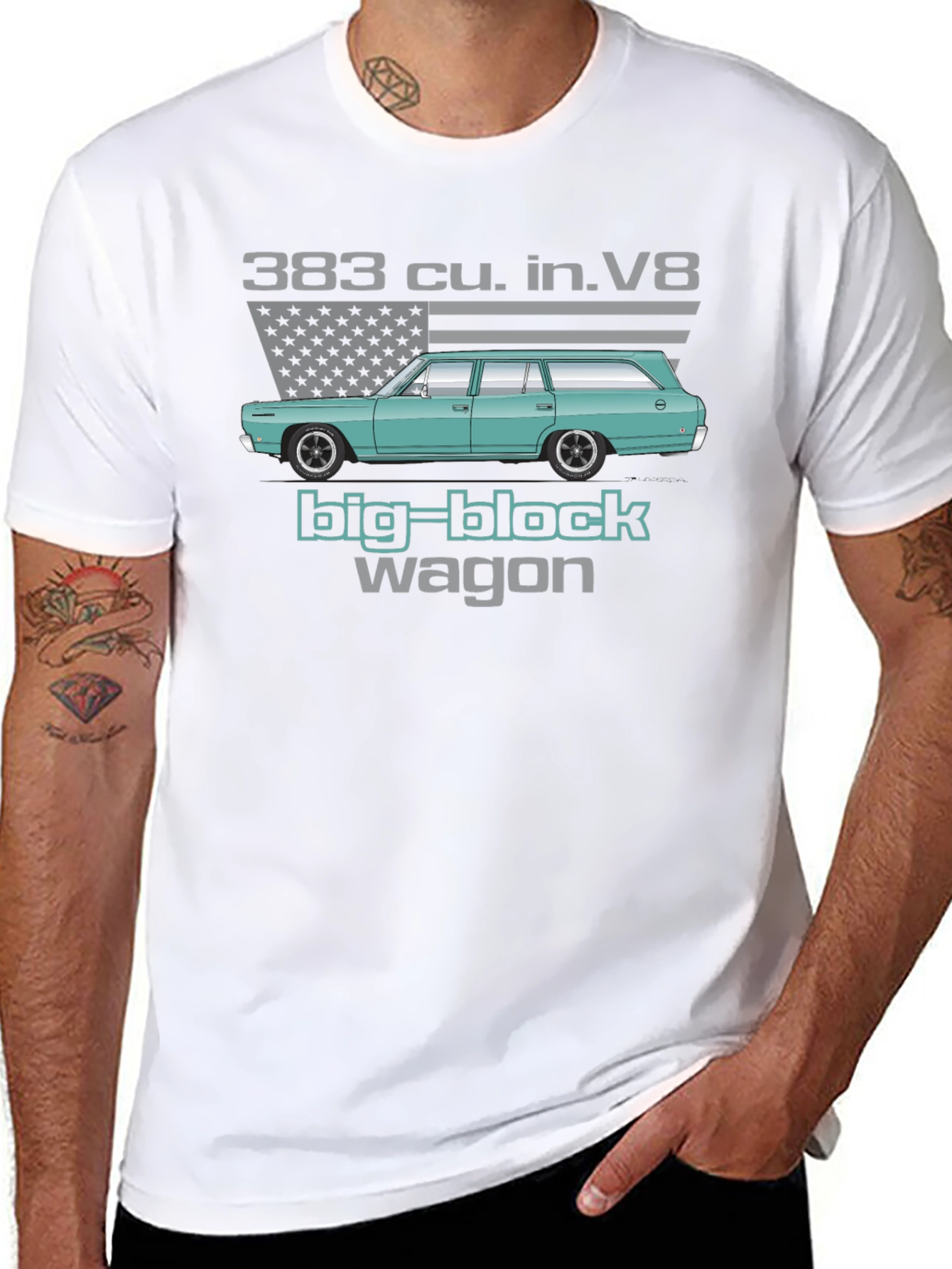 383 Big Block Wagon T-Shirt