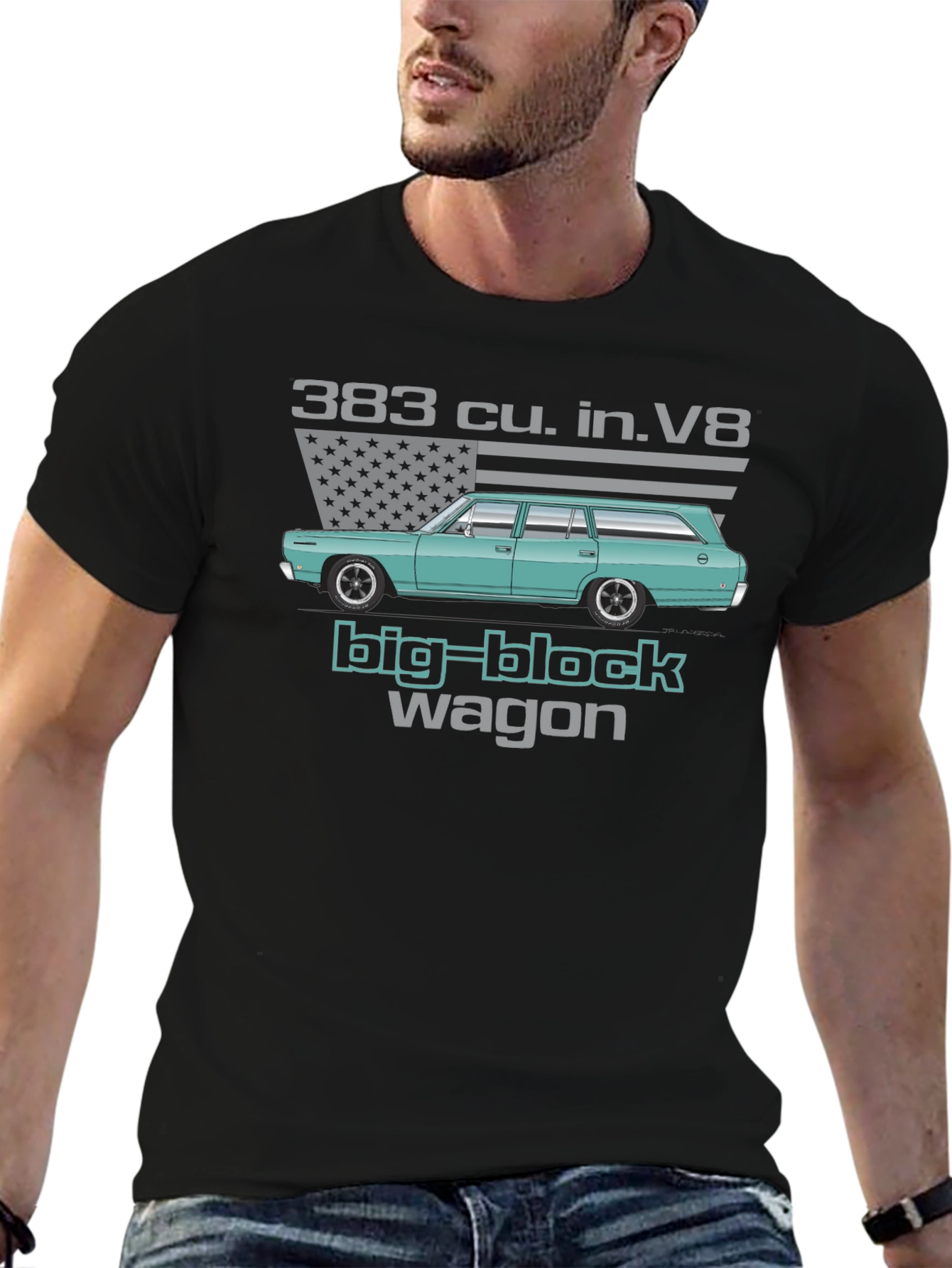 383 Big Block Wagon T-Shirt