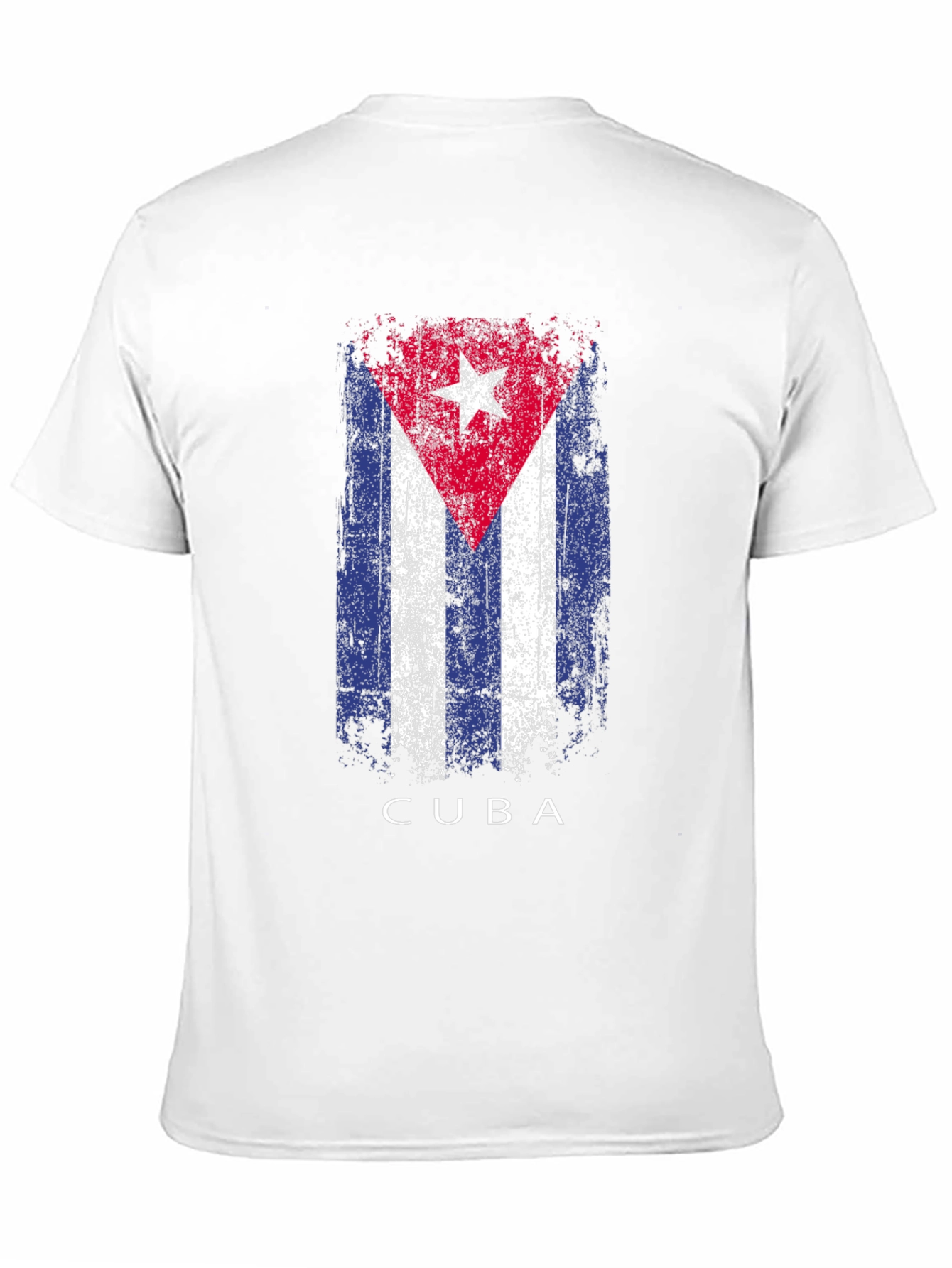 Cuba Flag T-Shirt - Distressed Graphic Tee