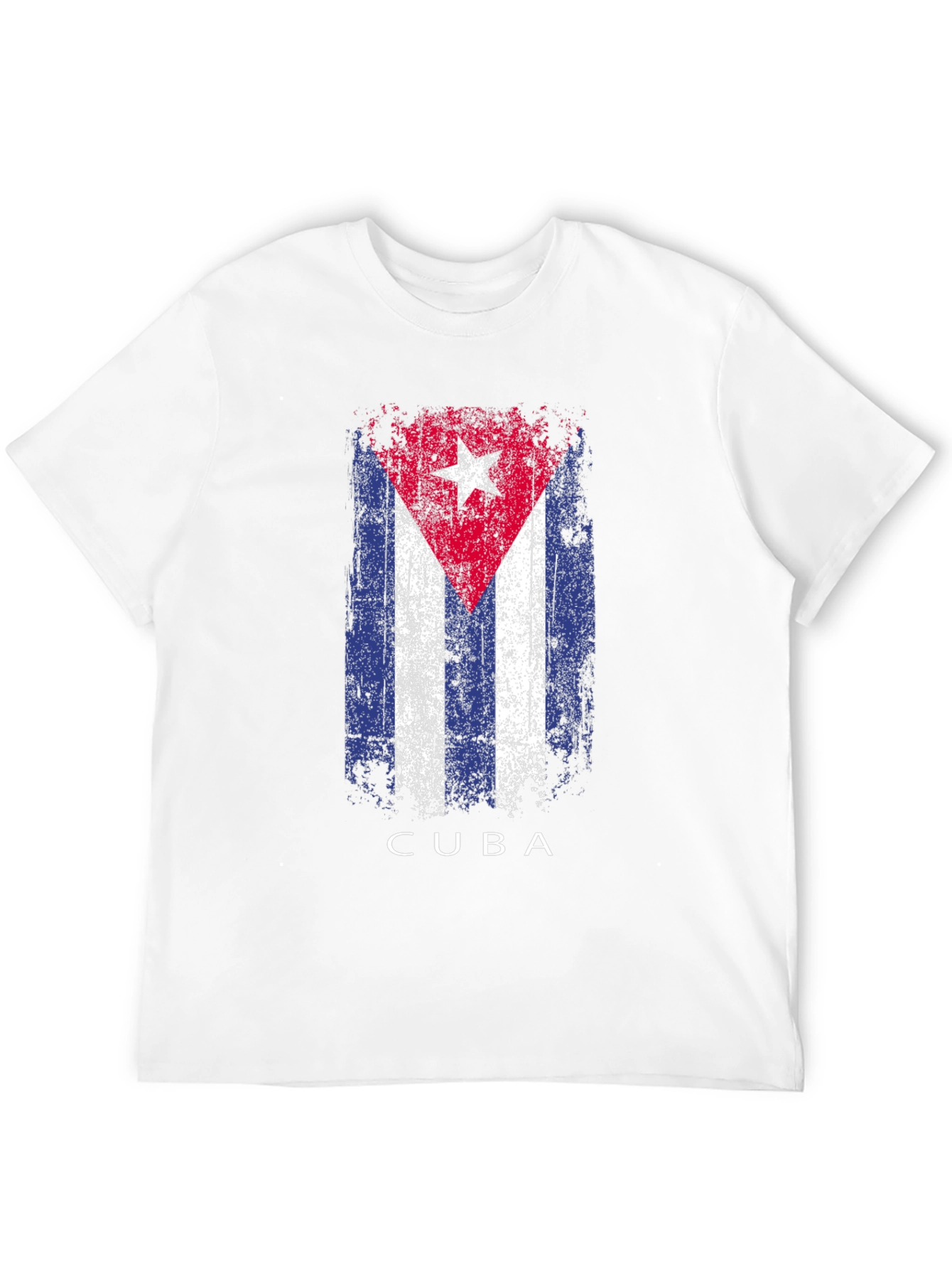Cuba Flag T-Shirt - Distressed Graphic Tee