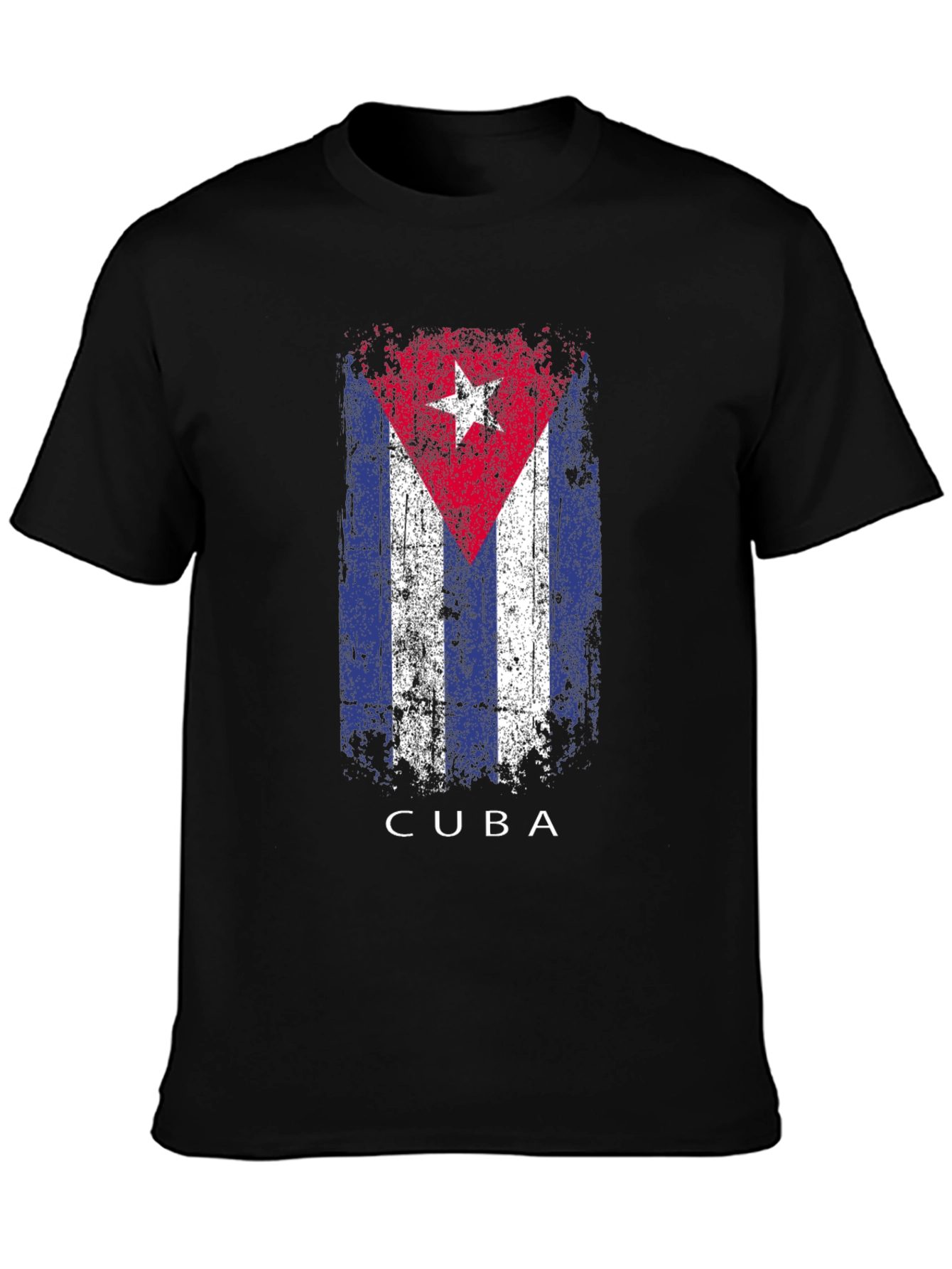 Cuba Flag T-Shirt - Distressed Graphic Tee