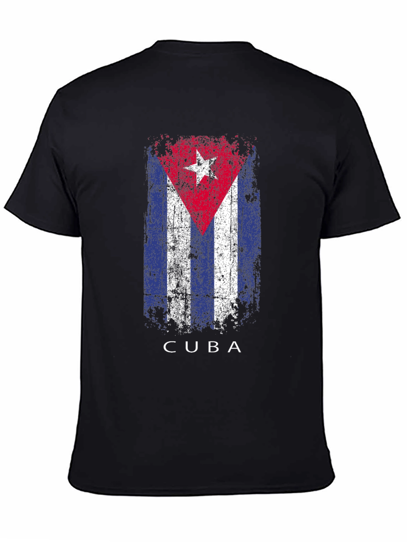 Cuba Flag T-Shirt - Distressed Graphic Tee